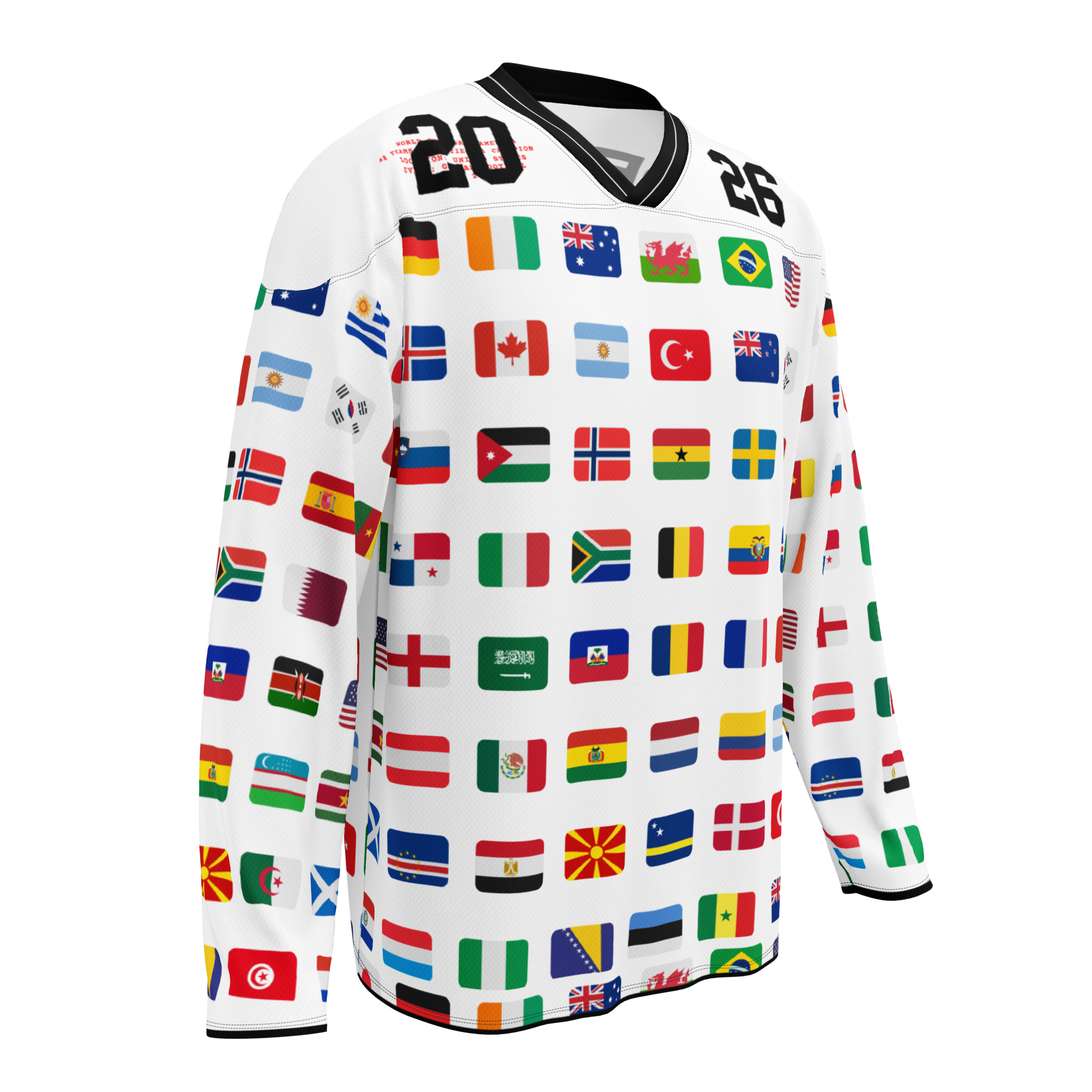 Global Flags World Cup 2026 Long Sleeve Jersey