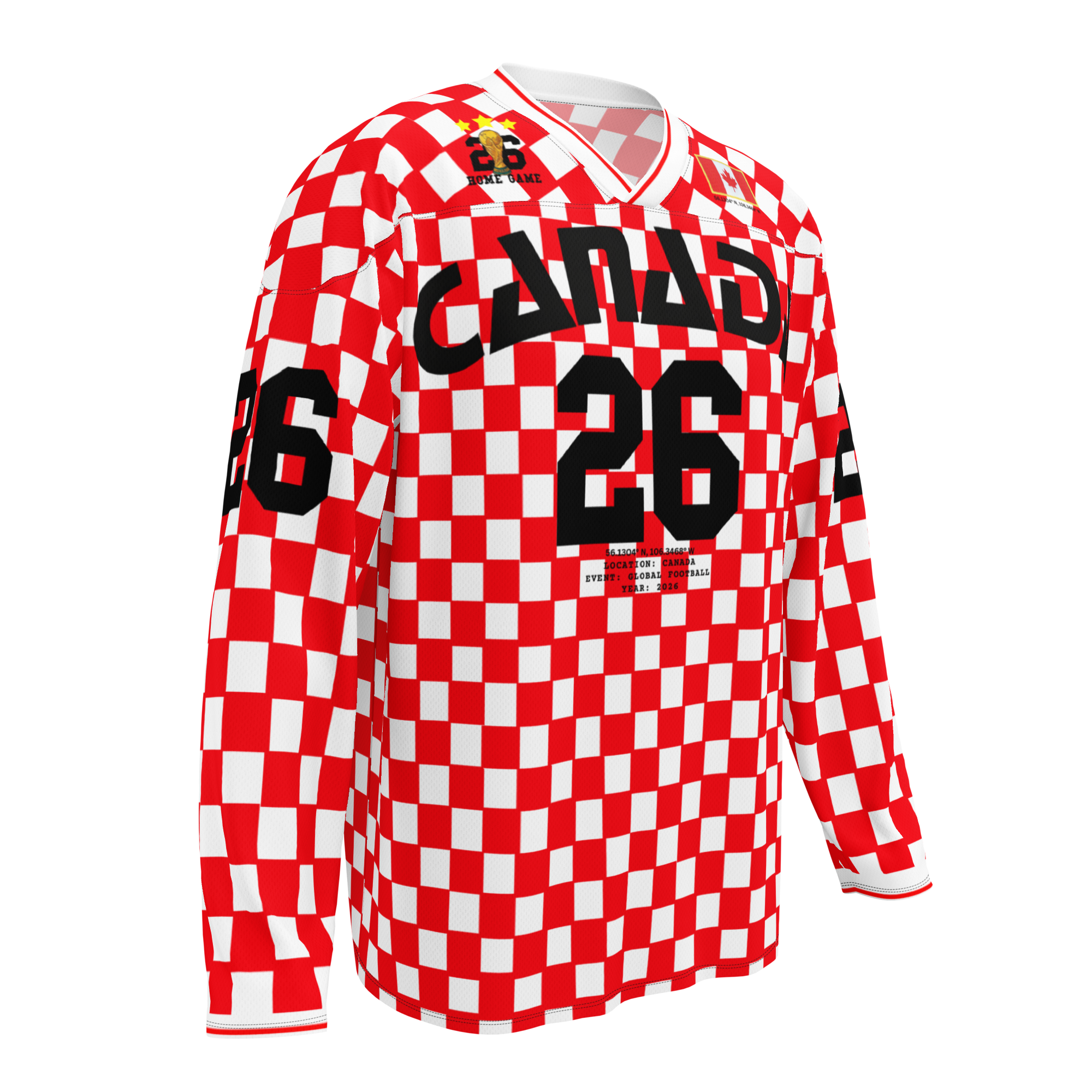 Canada 2026 Global Football Long Sleeve Jersey