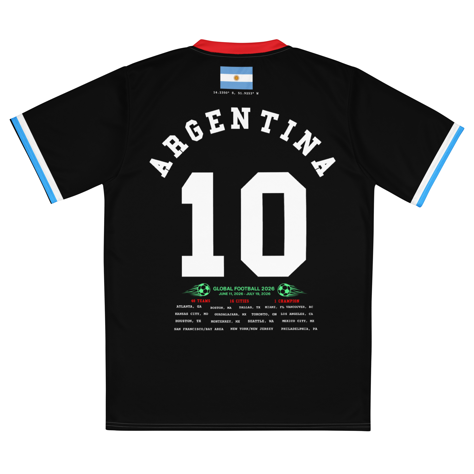 Argentina Retro World Cup Soccer Jersey