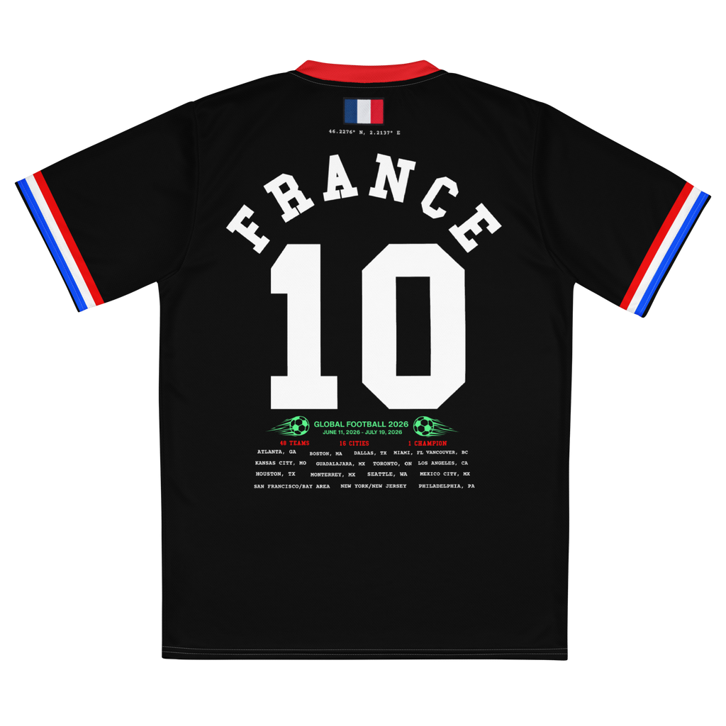 FRANCE Retro World Cup Soccer Jersey