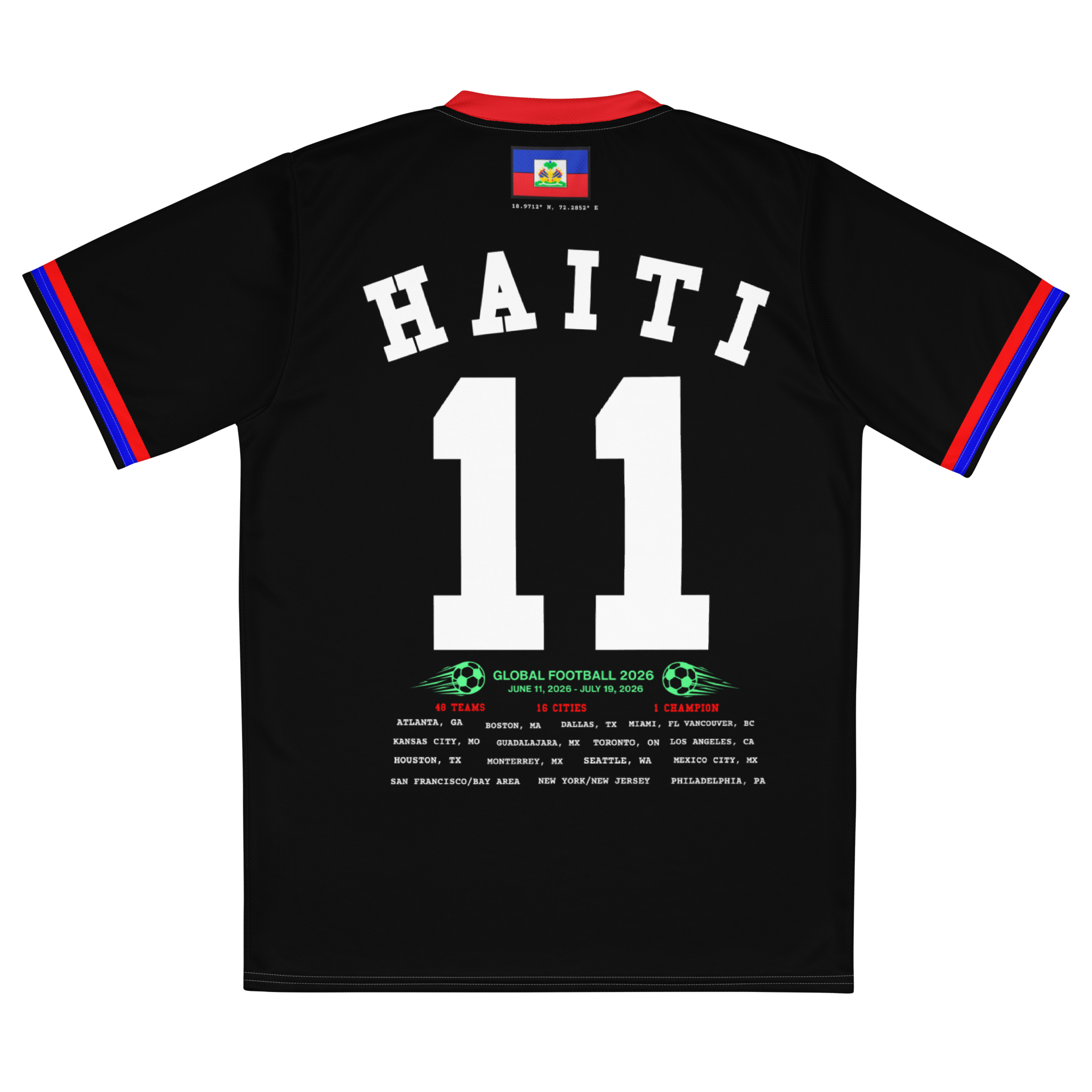 Haiti Retro World Cup Jersey