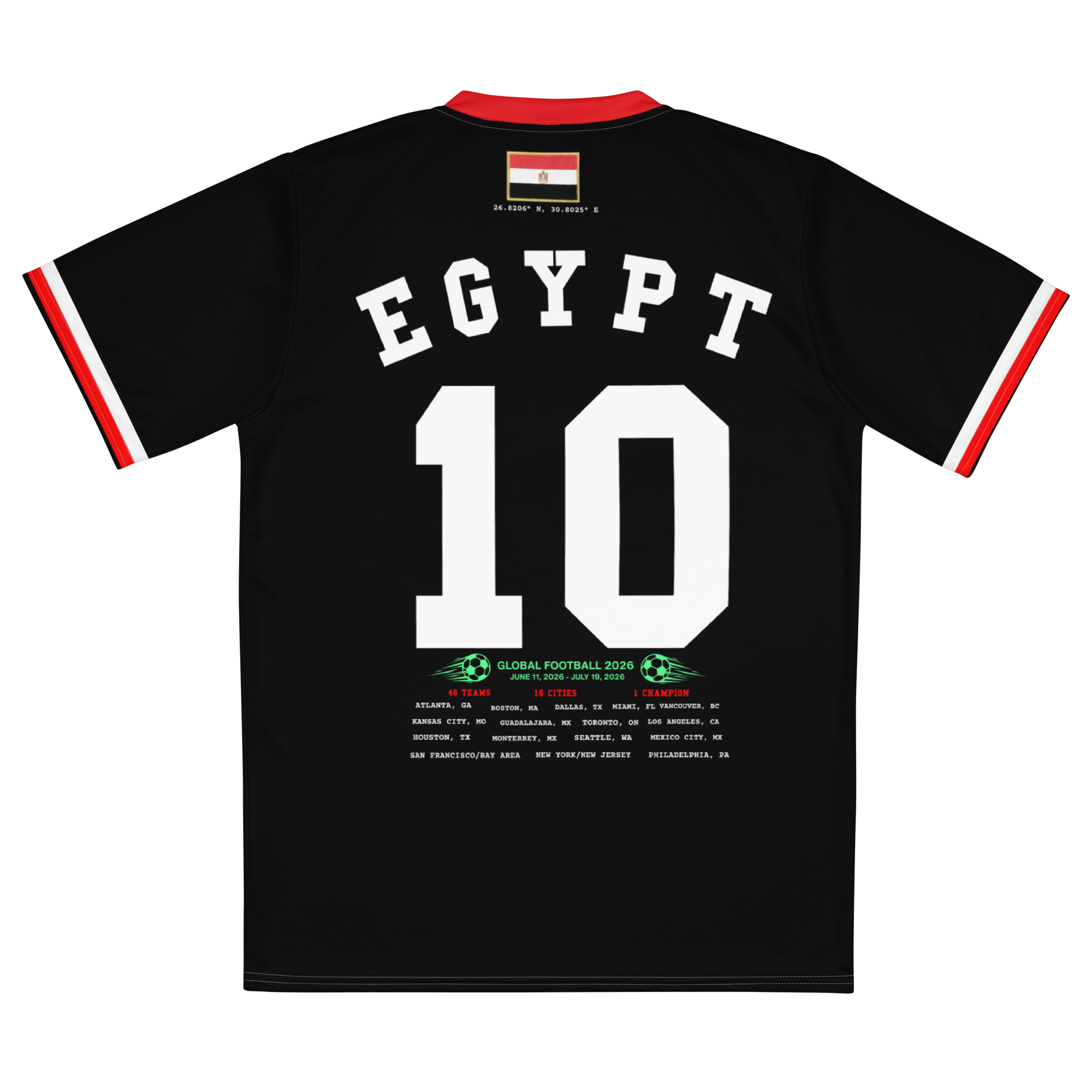 Egypt Retro World Cup Soccer Jersey