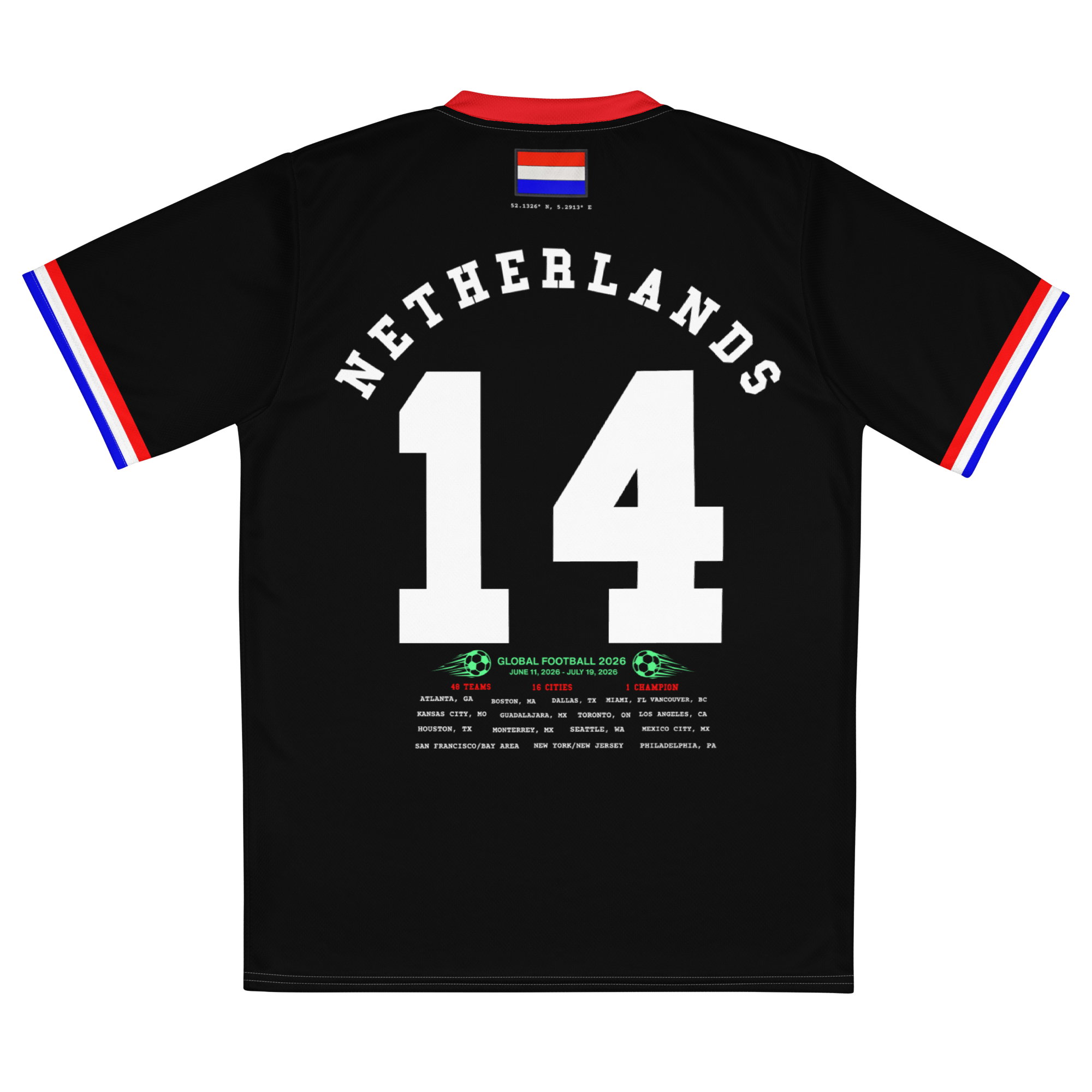 Netherland Retro World Cup Jersey