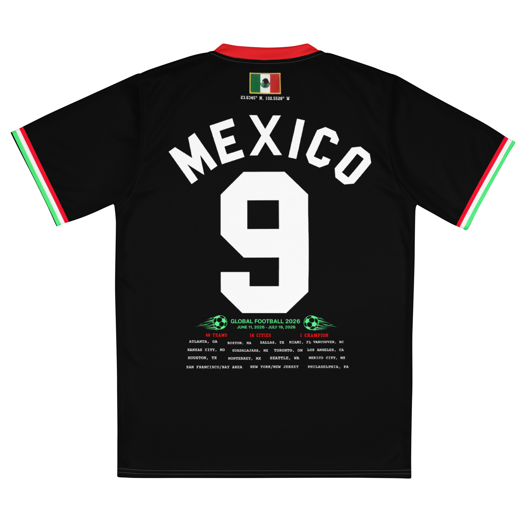 Mexico Retro World Cup Soccer Jersey
