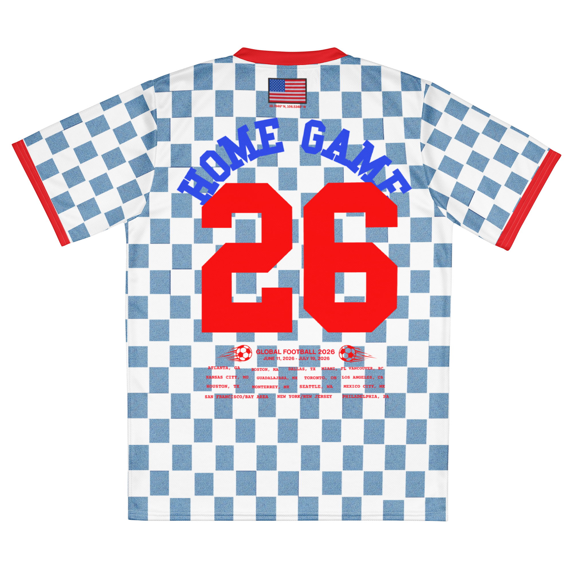 America 250th Anniversary World Cup Retro Soccer Jersey