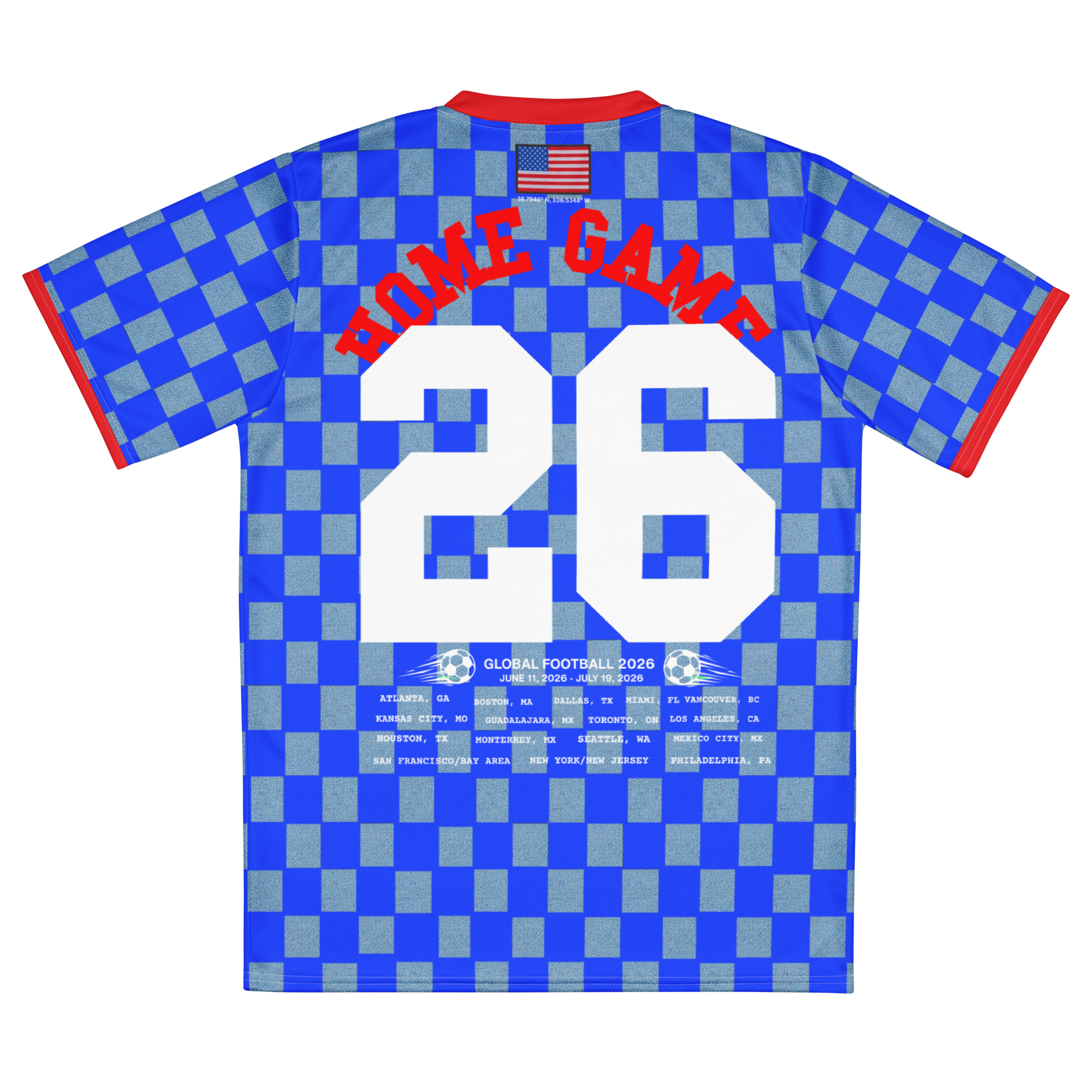 America 250th Anniversary World Cup Retro Soccer Jersey