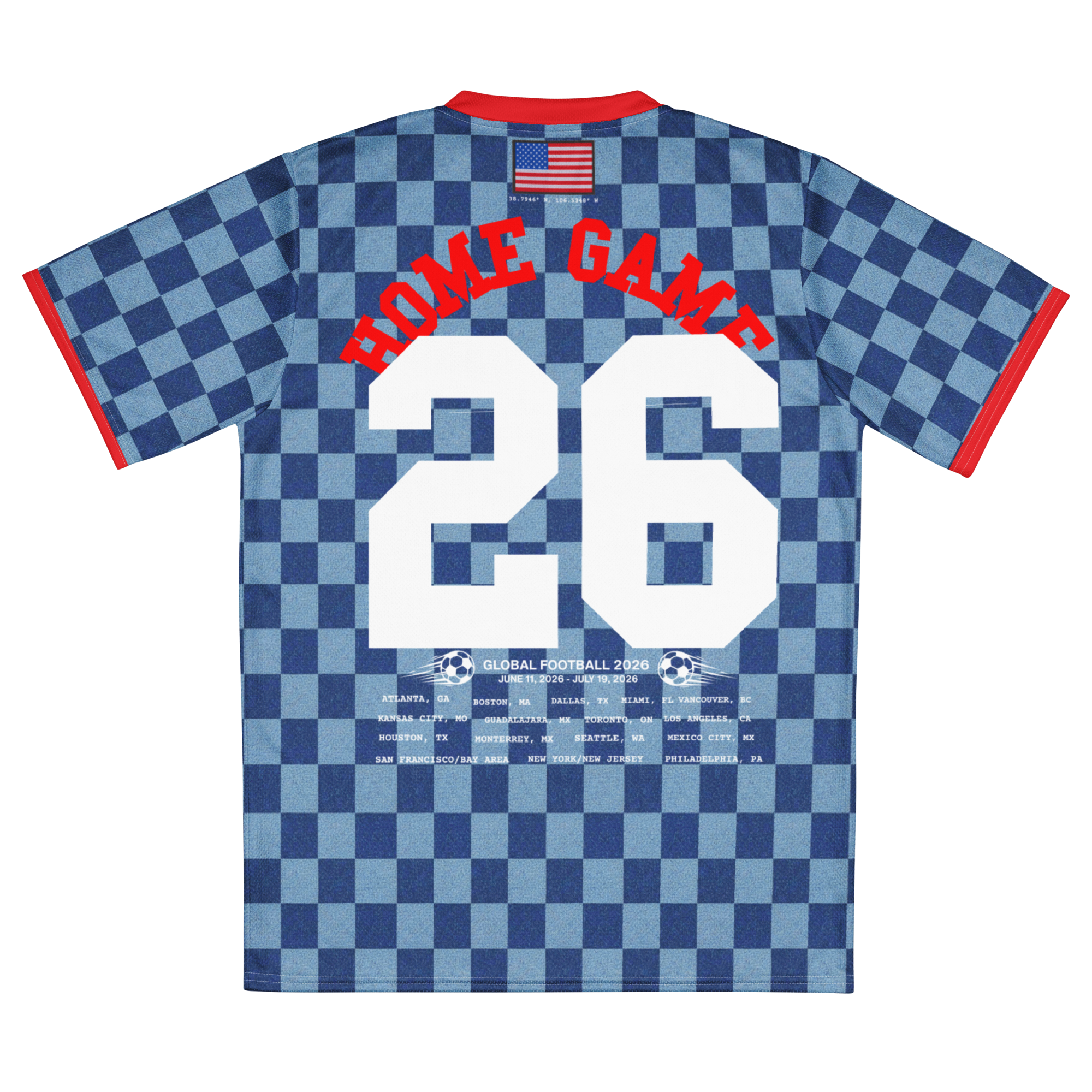 America 250th Anniversary World Cup Retro Soccer Jersey