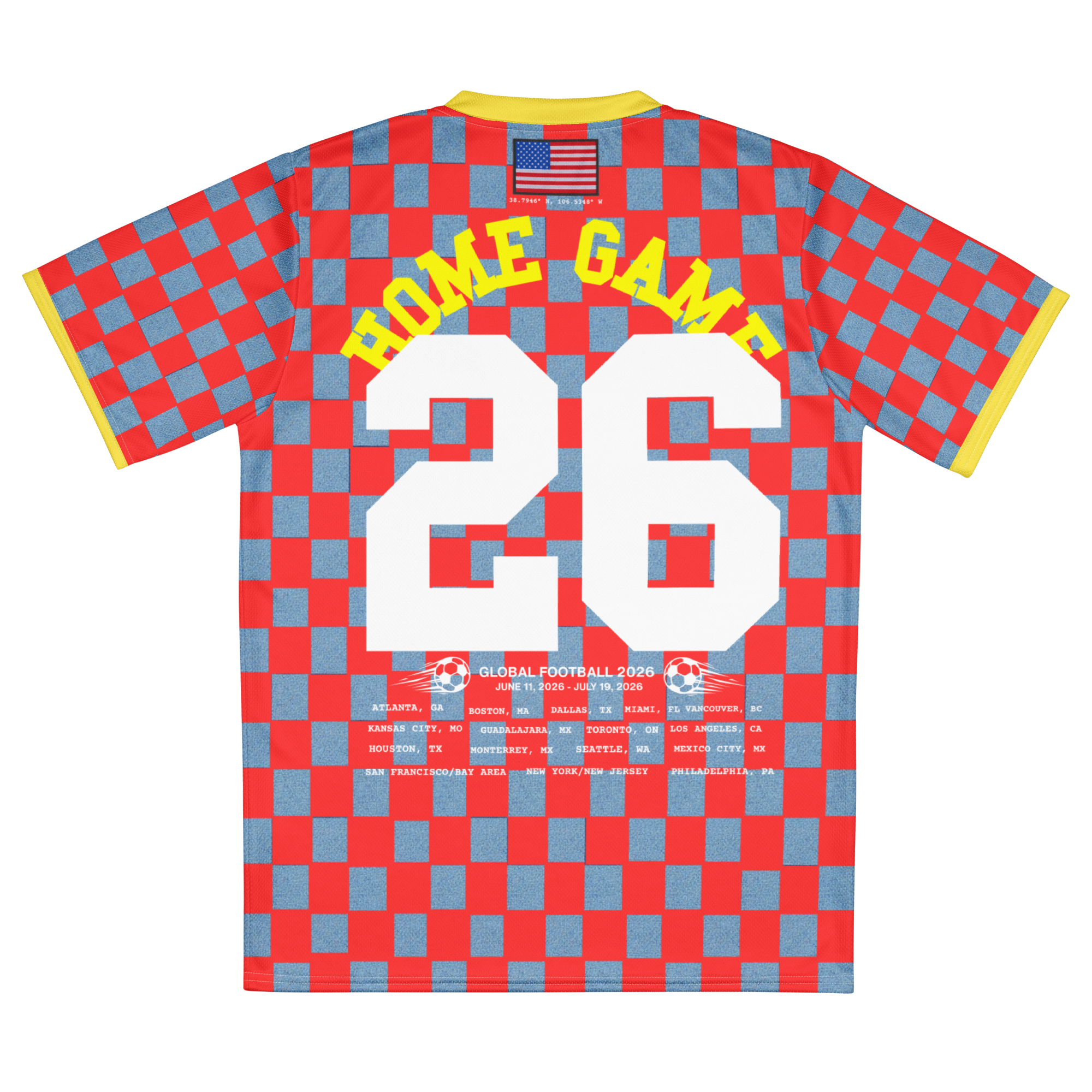 America 250th Anniversary World Cup Retro Soccer Jersey