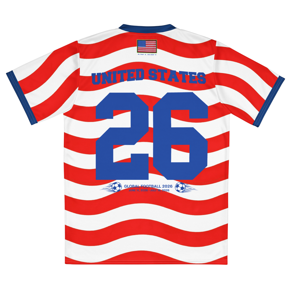 2026 World Cup USA Stripes Soccer Jersey