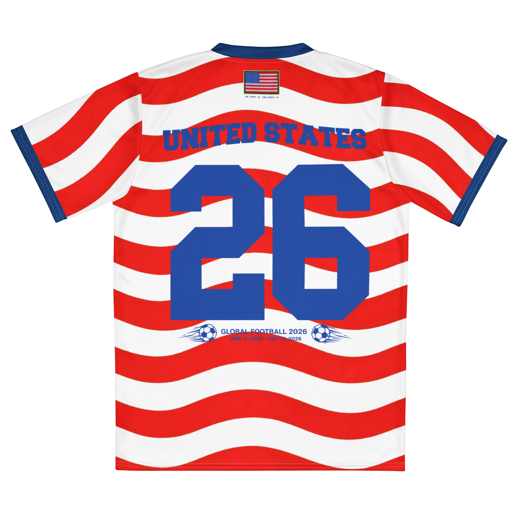 2026 World Cup USA Stripes Soccer Jersey