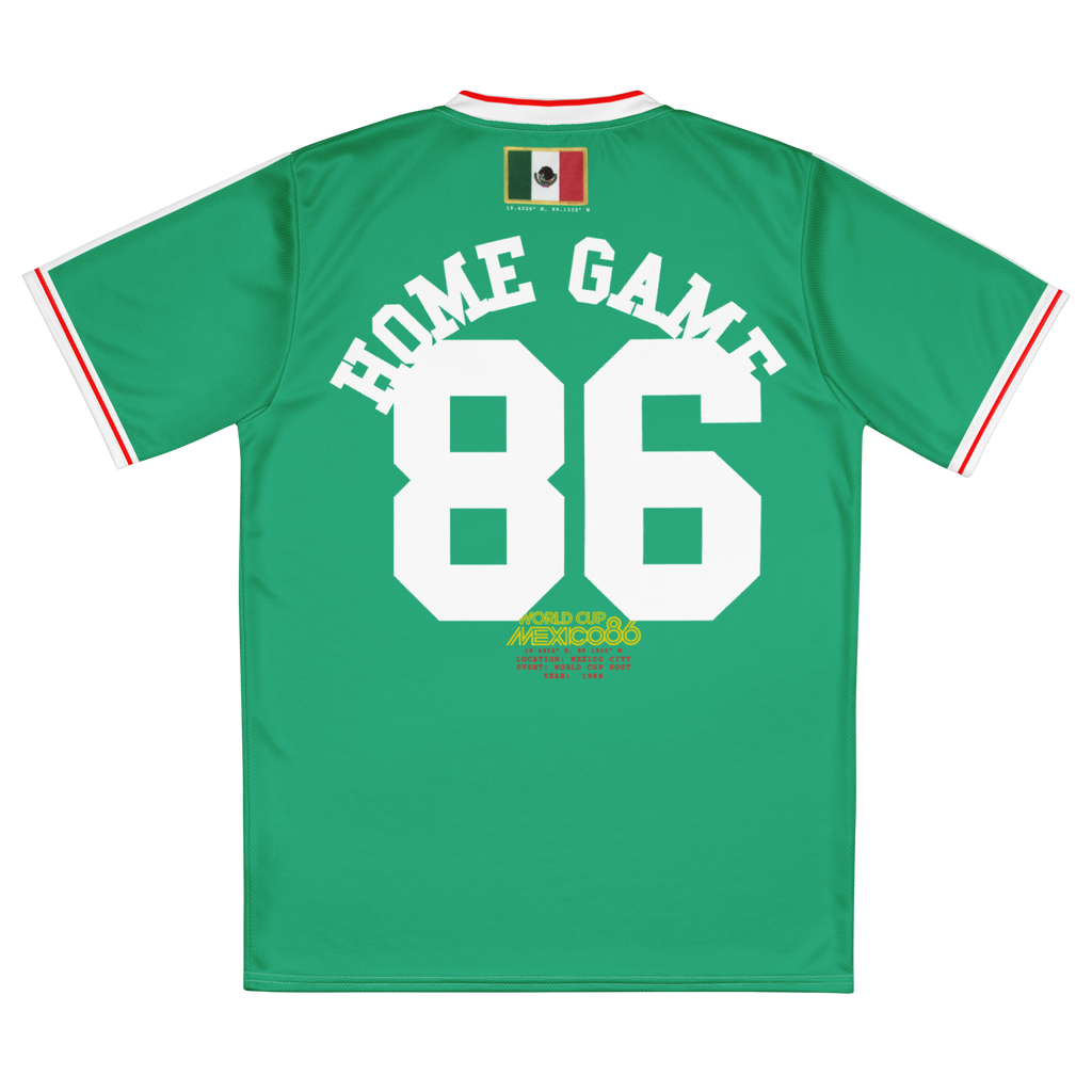 Mexico Vintage 1986 World Cup Inspired Soccer Jersey