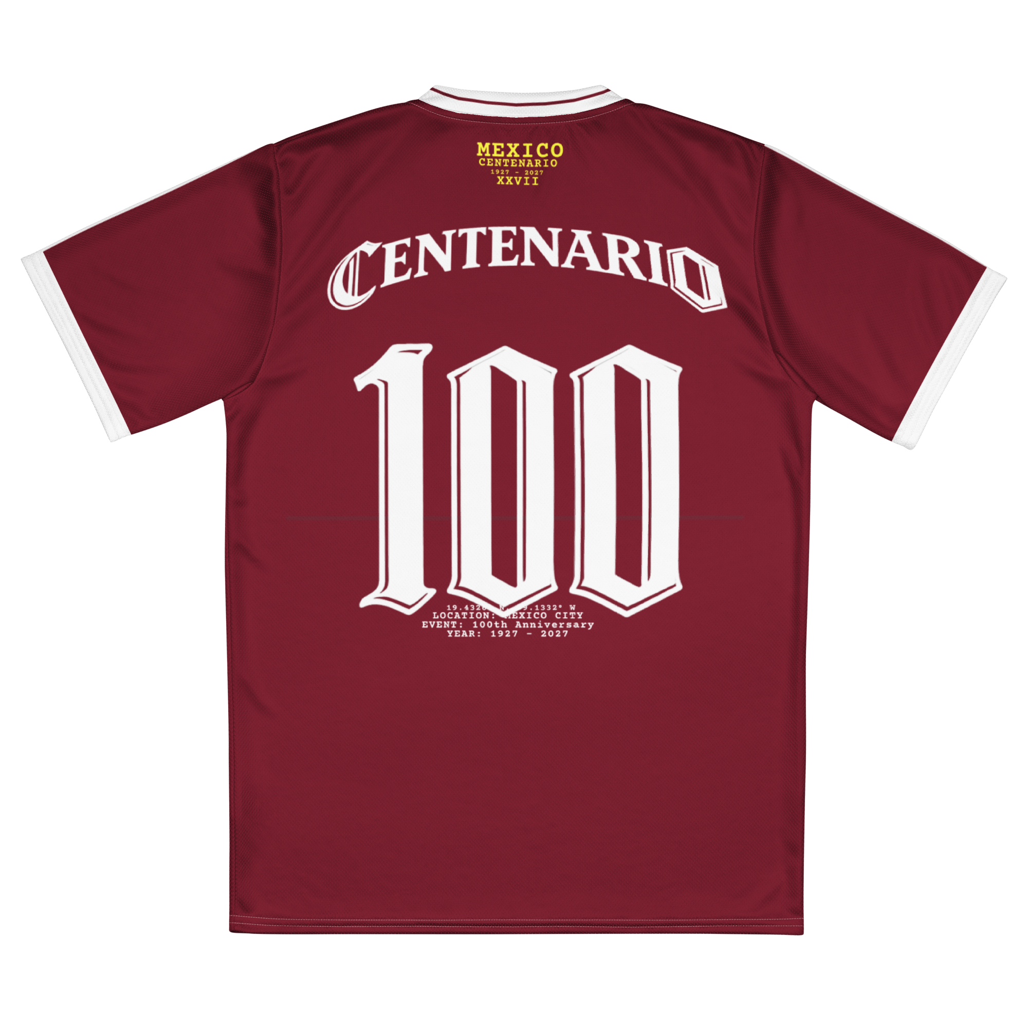 2027 Mexico 100th Anniversary Jersey