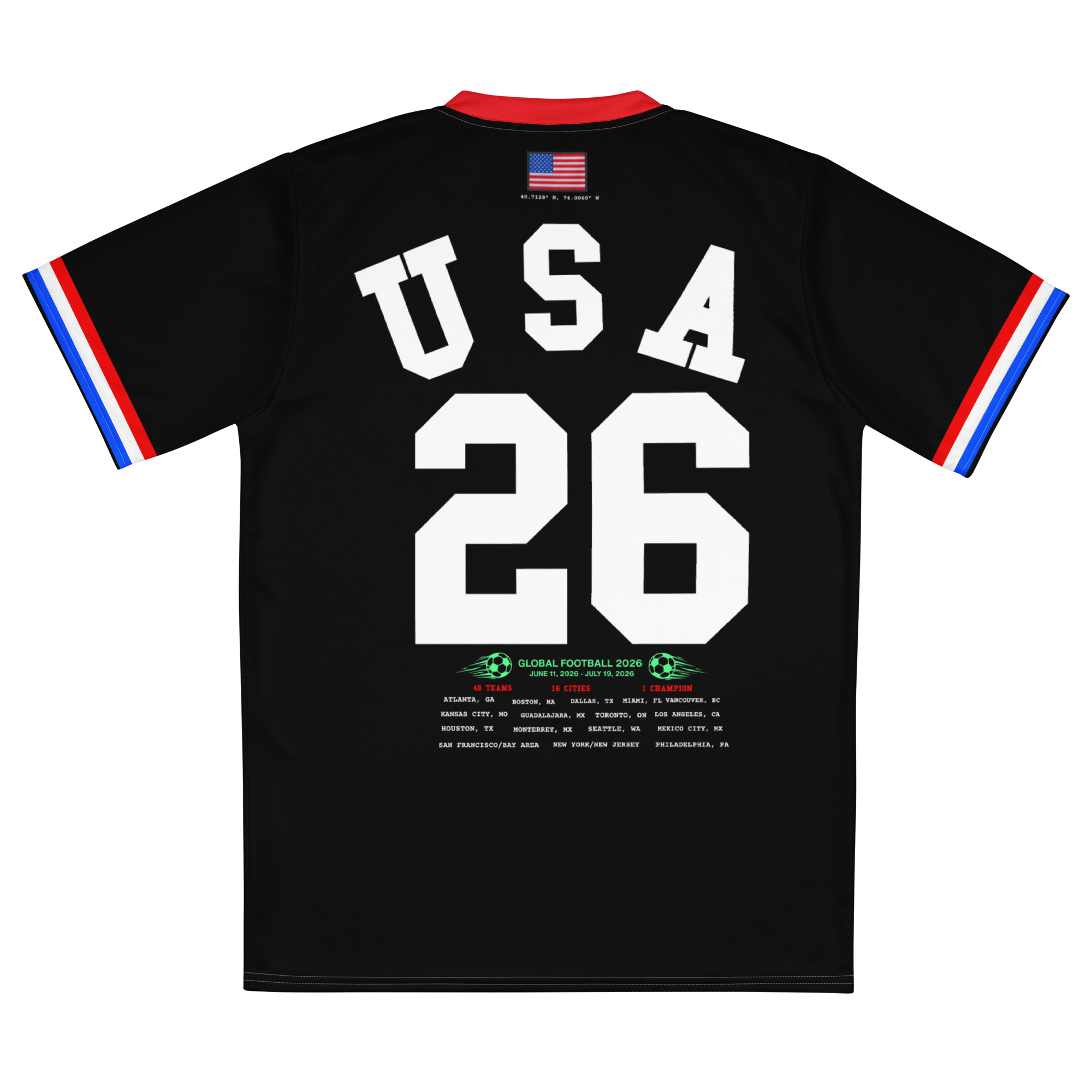 USA Retro World Cup Soccer Jersey