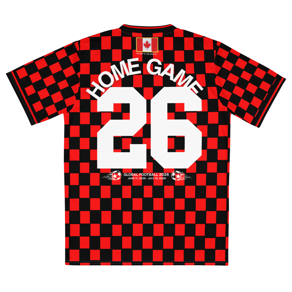 Canada 2026 World Cup Vintage Checker Soccer Jersey
