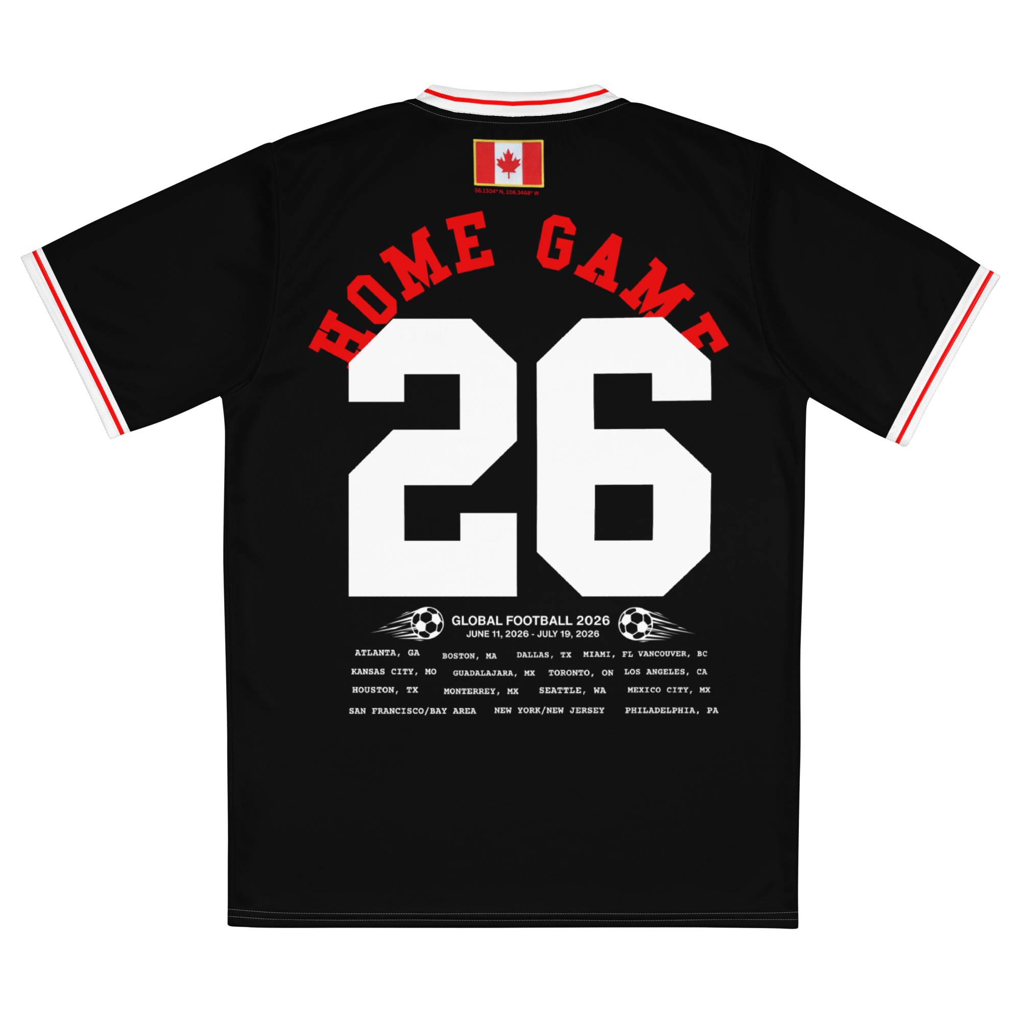Canada 1983 Inspired World Cup 'Home Game' Jersey