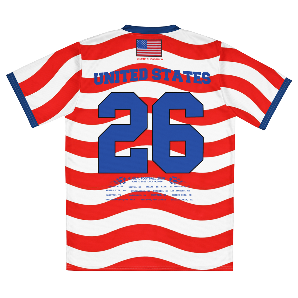 2026 USA Stripes Soccer Jersey