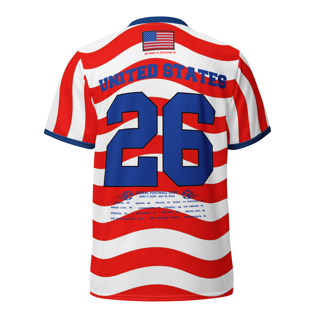 2026 USA Stripes Soccer Jersey
