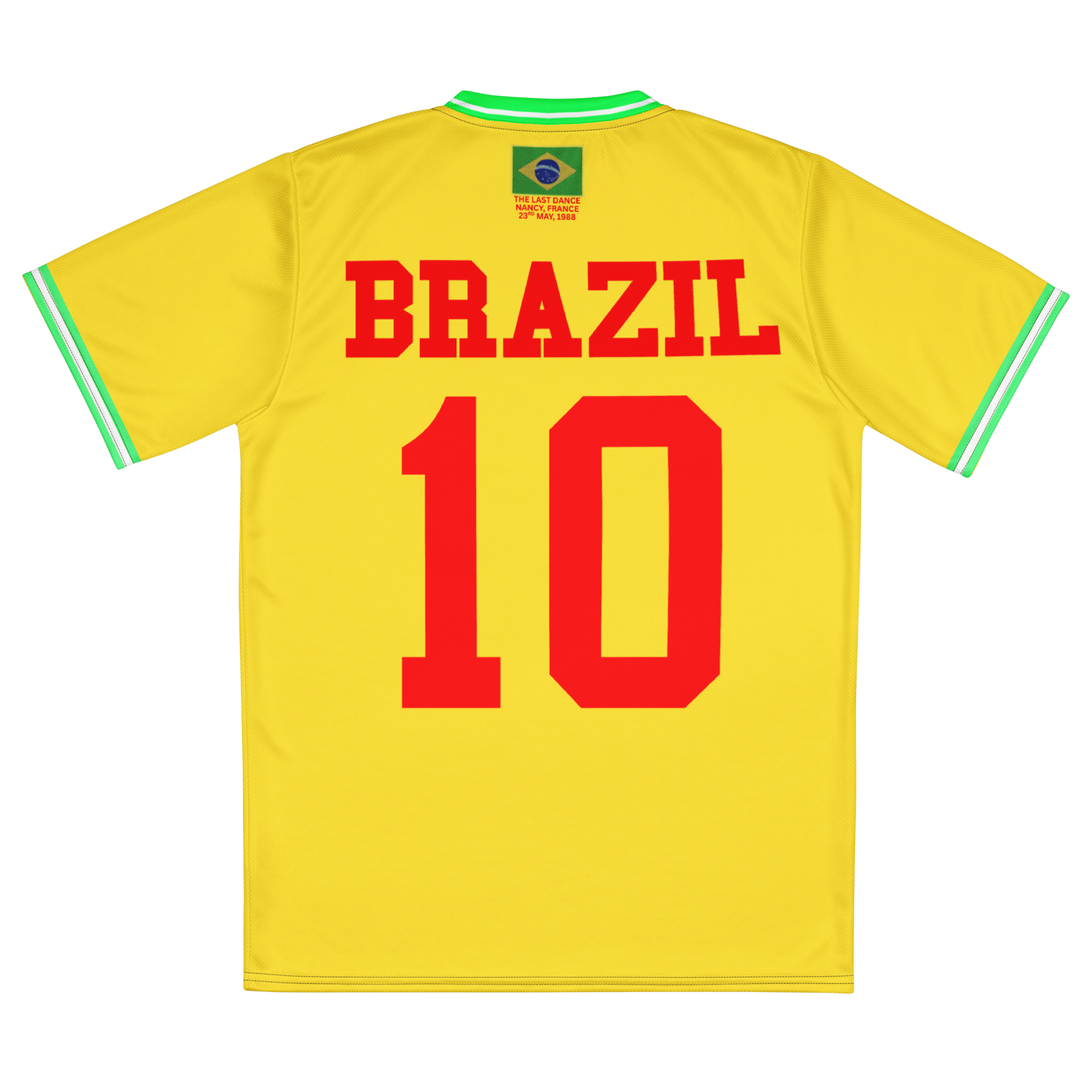 1988 'No Drug' Brazil Soccer Jersey
