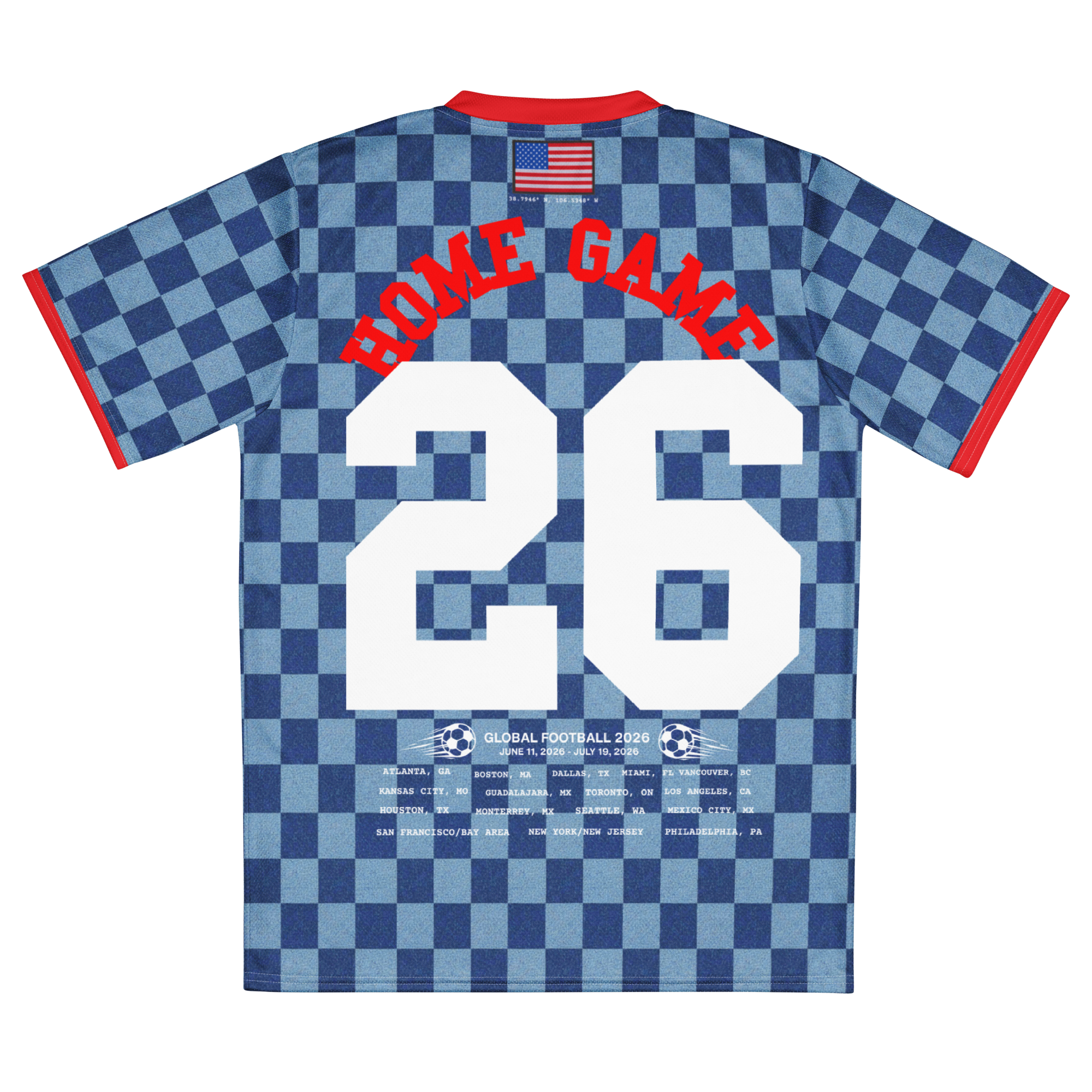 USA 250th Anniversary Vintage Soccer Jersey