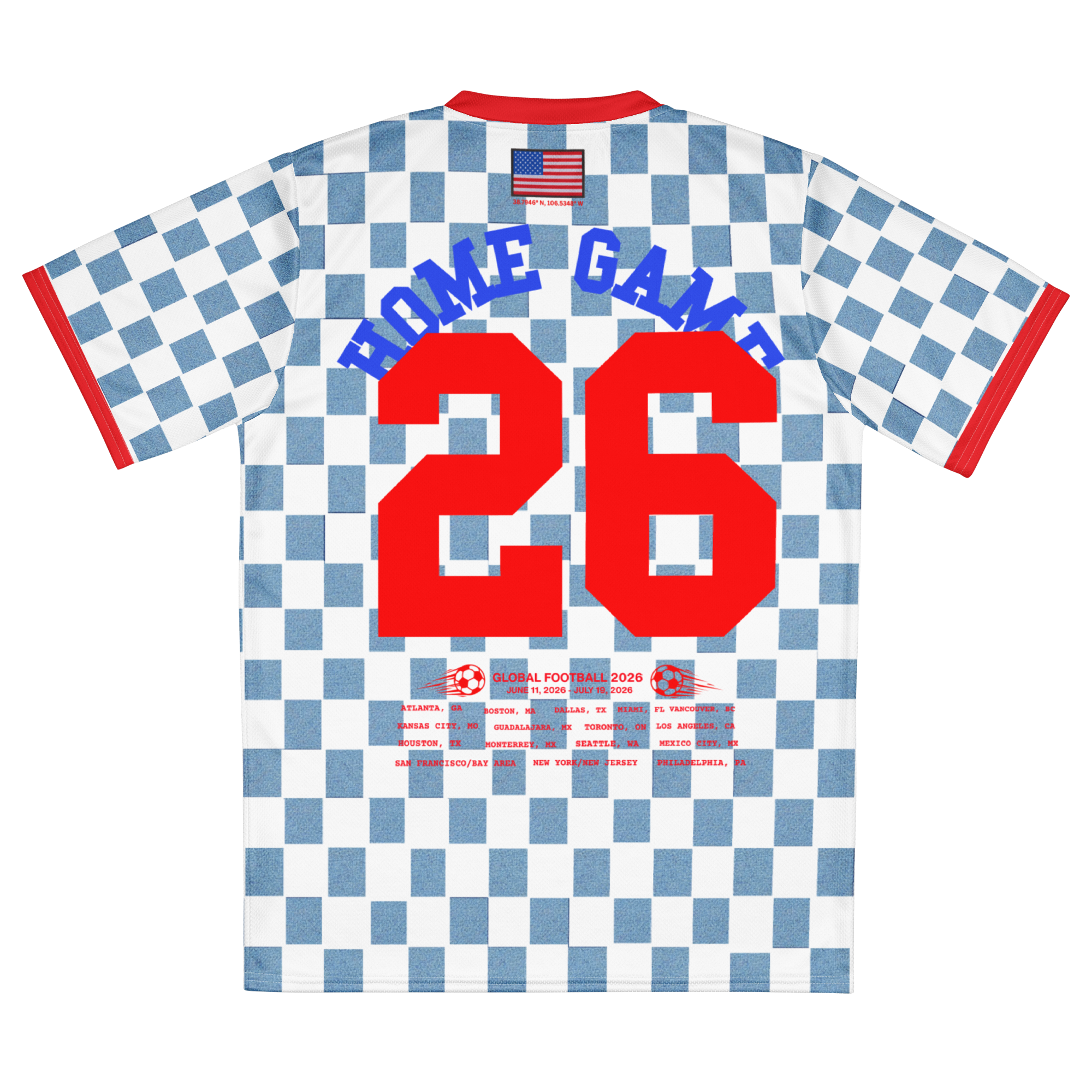 USA 250th Anniversary Vintage Soccer Jersey