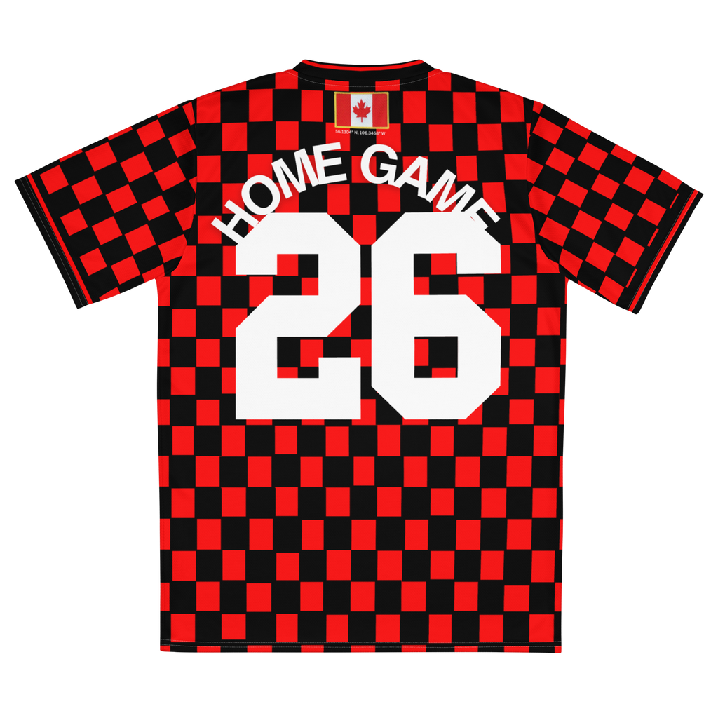 Canada 2026 Vintage Checker Soccer Jersey