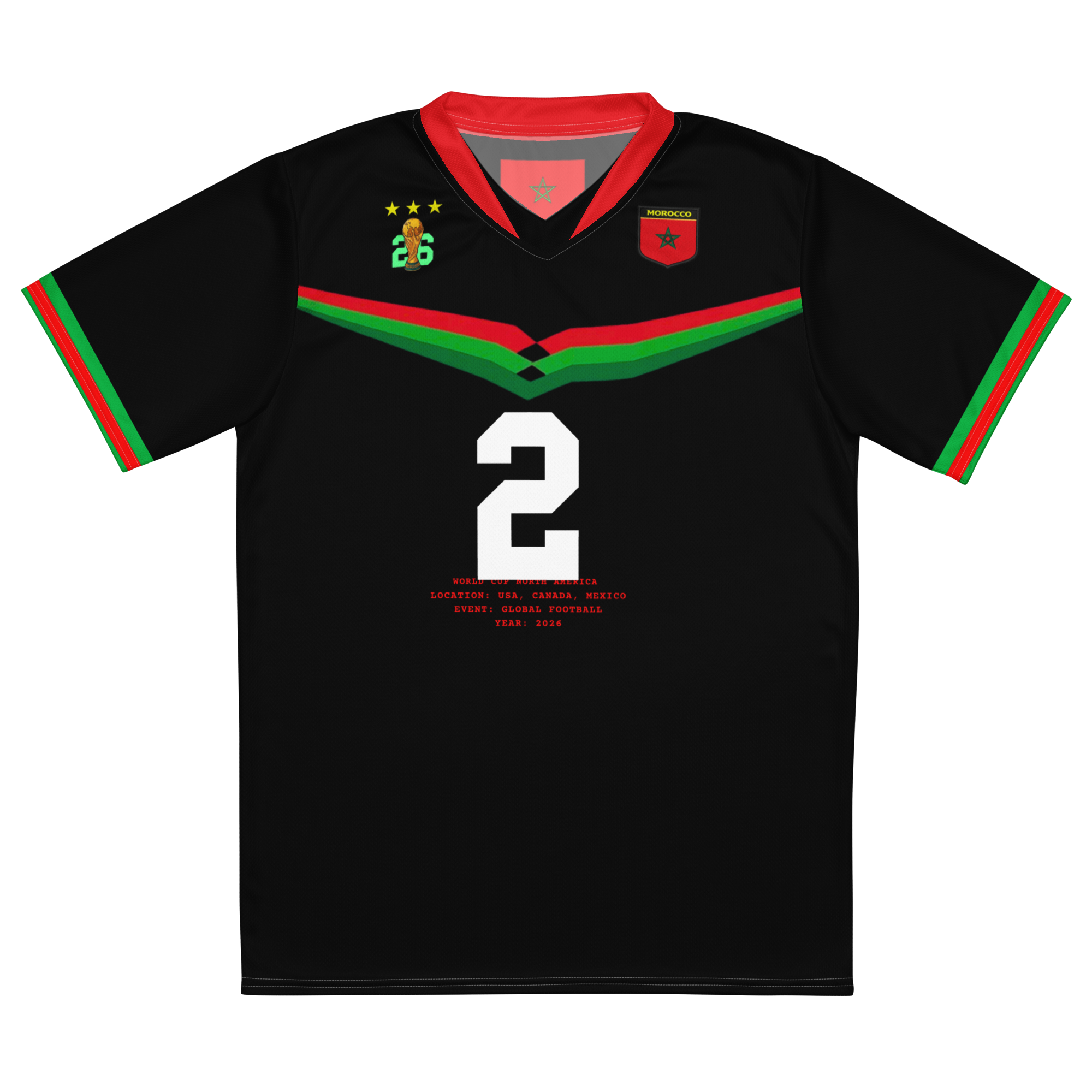 Morocco Retro World Cup Soccer Jersey