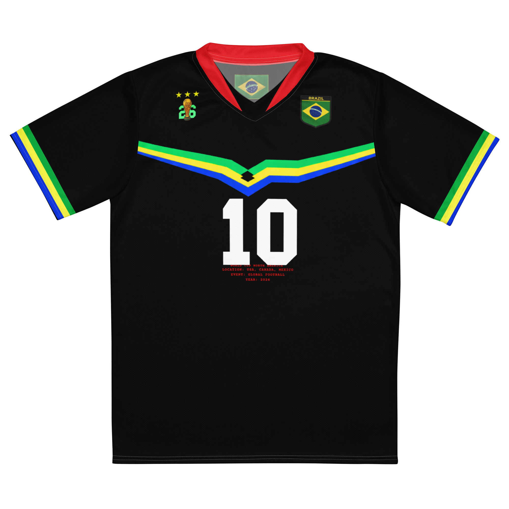 Brazil Retro World Cup Soccer Jersey