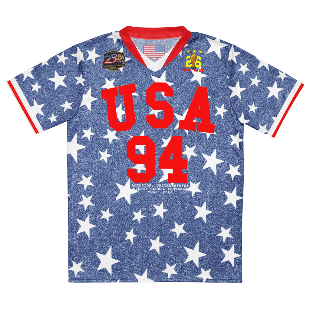 1994 Denim Stars USA World Cup Soccer Jersey