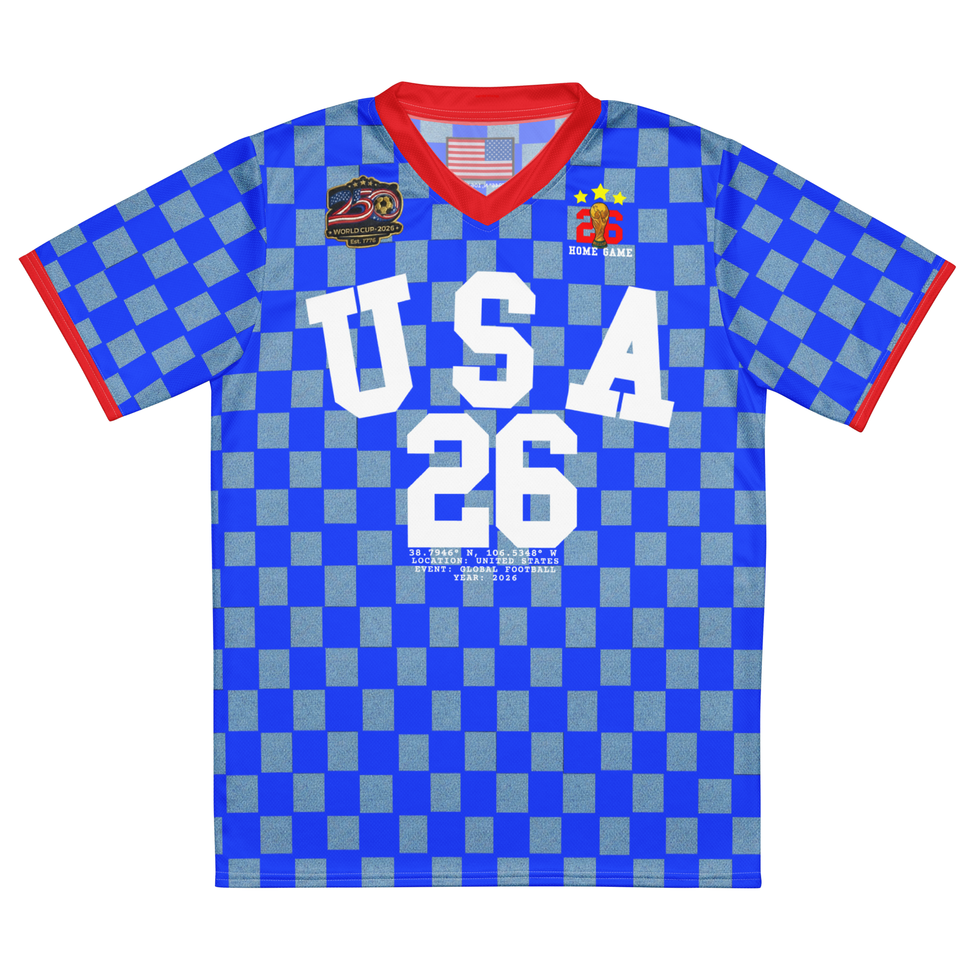 America 250th Anniversary World Cup Retro Soccer Jersey