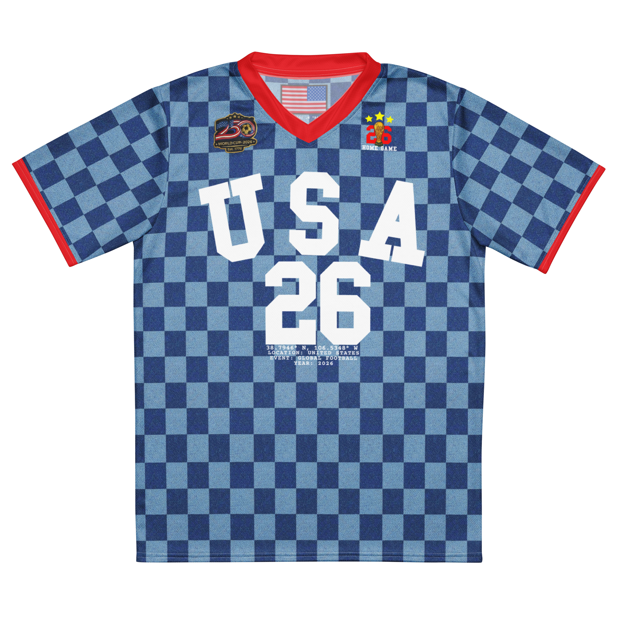 America 250th Anniversary World Cup Retro Soccer Jersey
