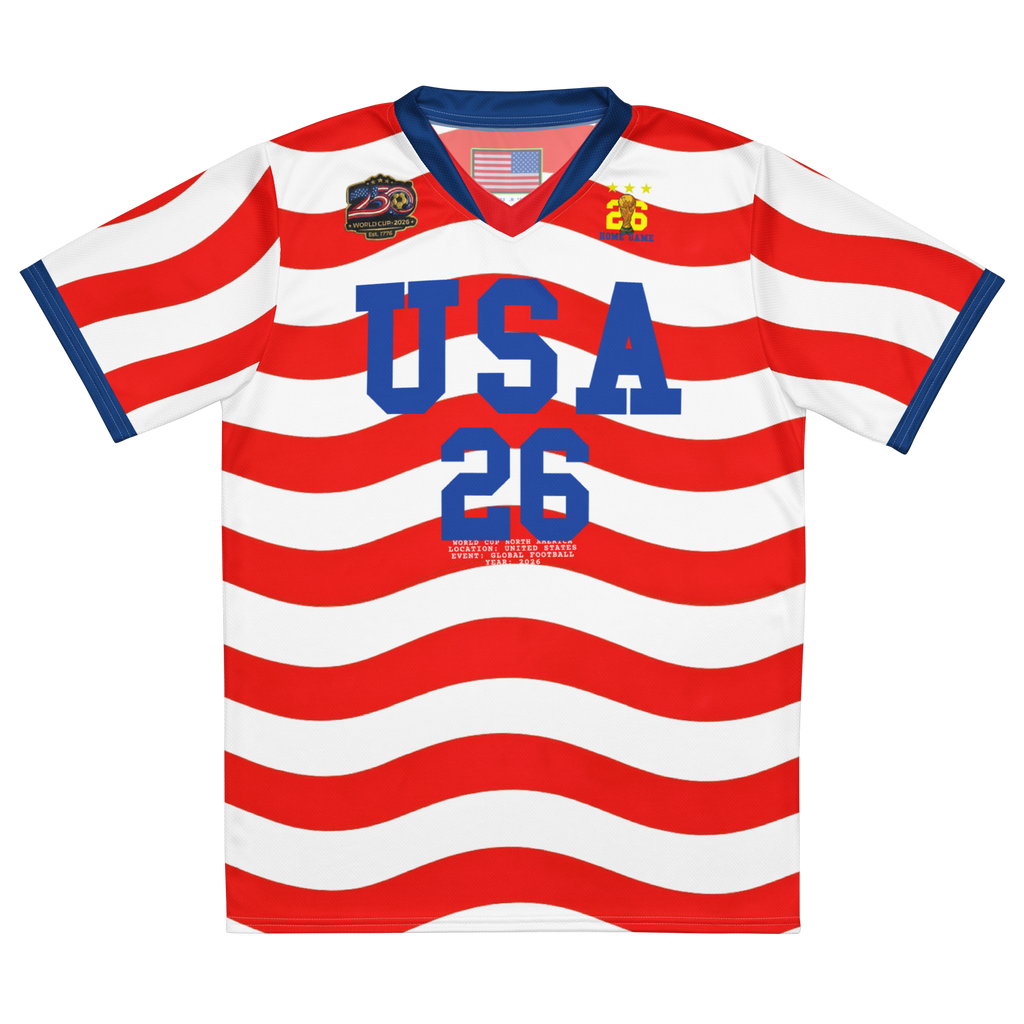 2026 World Cup USA Stripes Soccer Jersey