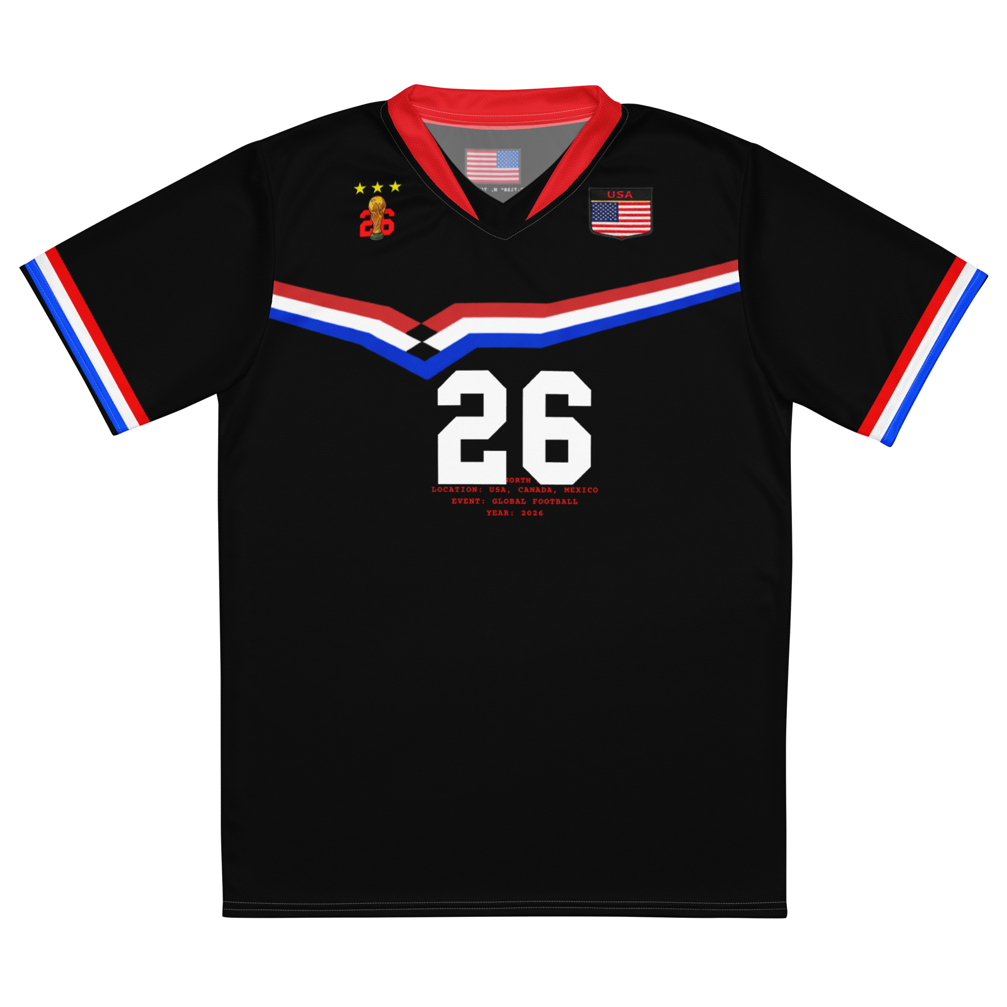 USA Retro World Cup Soccer Jersey