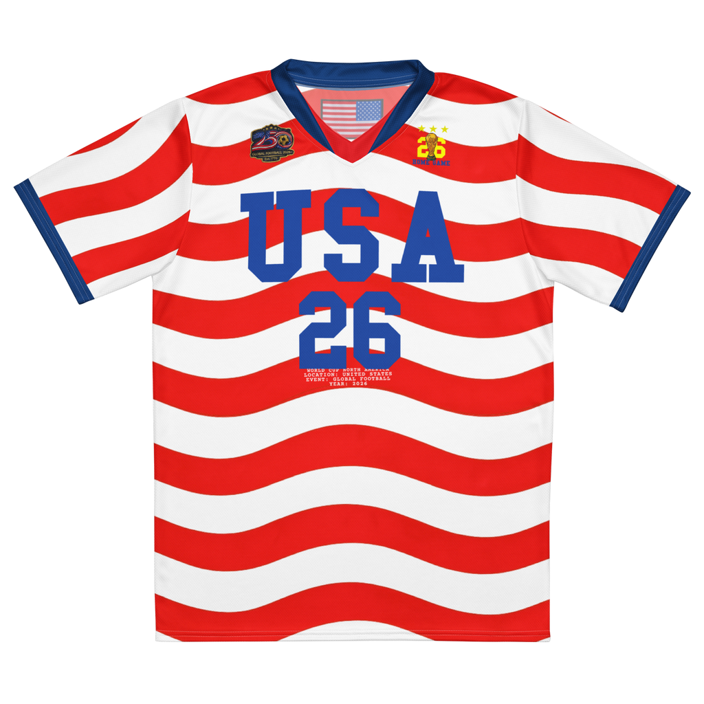 2026 USA Stripes Soccer Jersey