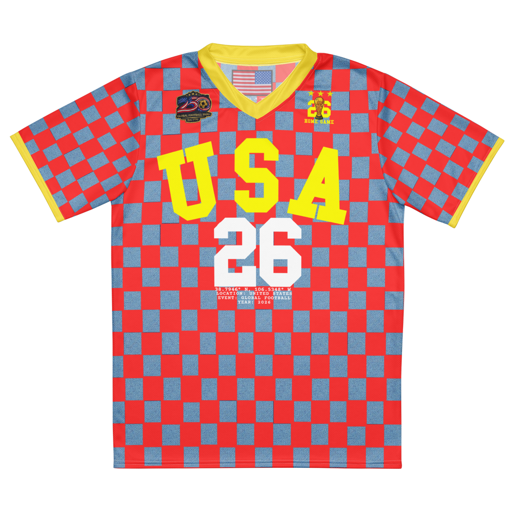 USA 250th Anniversary Vintage Soccer Jersey