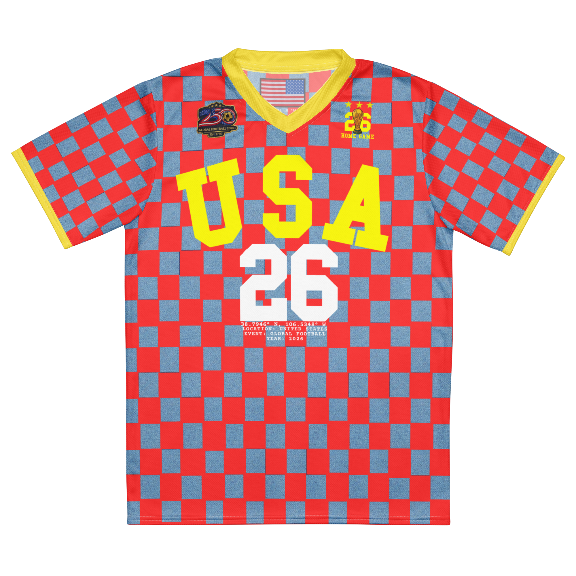 USA 250th Anniversary Vintage Soccer Jersey