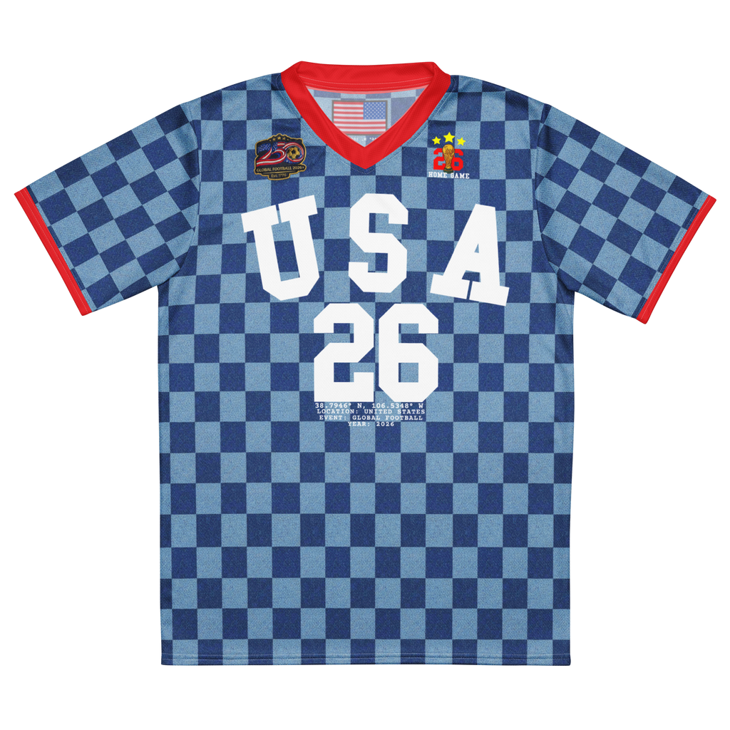 USA 250th Anniversary Vintage Soccer Jersey