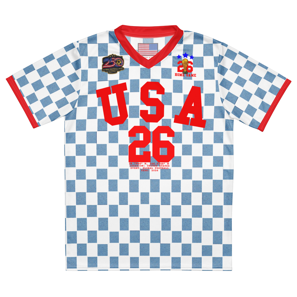 USA 250th Anniversary Vintage Soccer Jersey