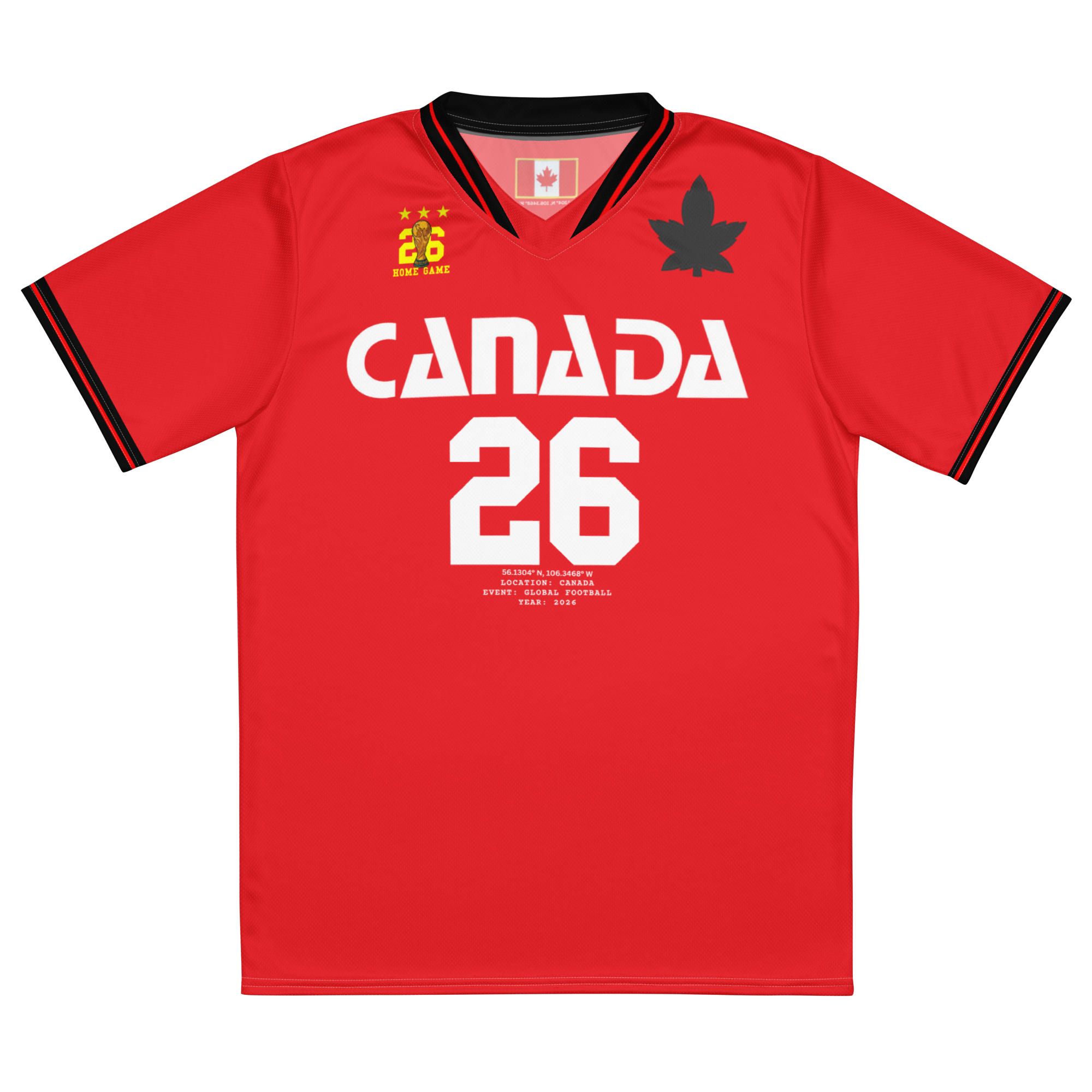 Canada 1983 Inspired Home Game Soccer Jersey