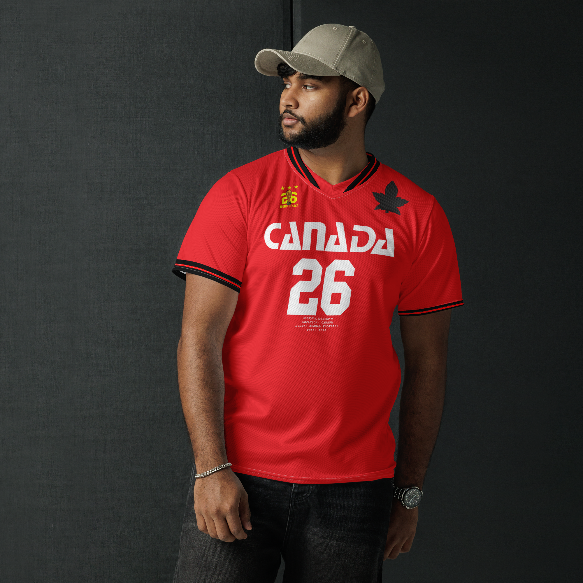 Canada 1983 Inspired Home Game Soccer Jersey