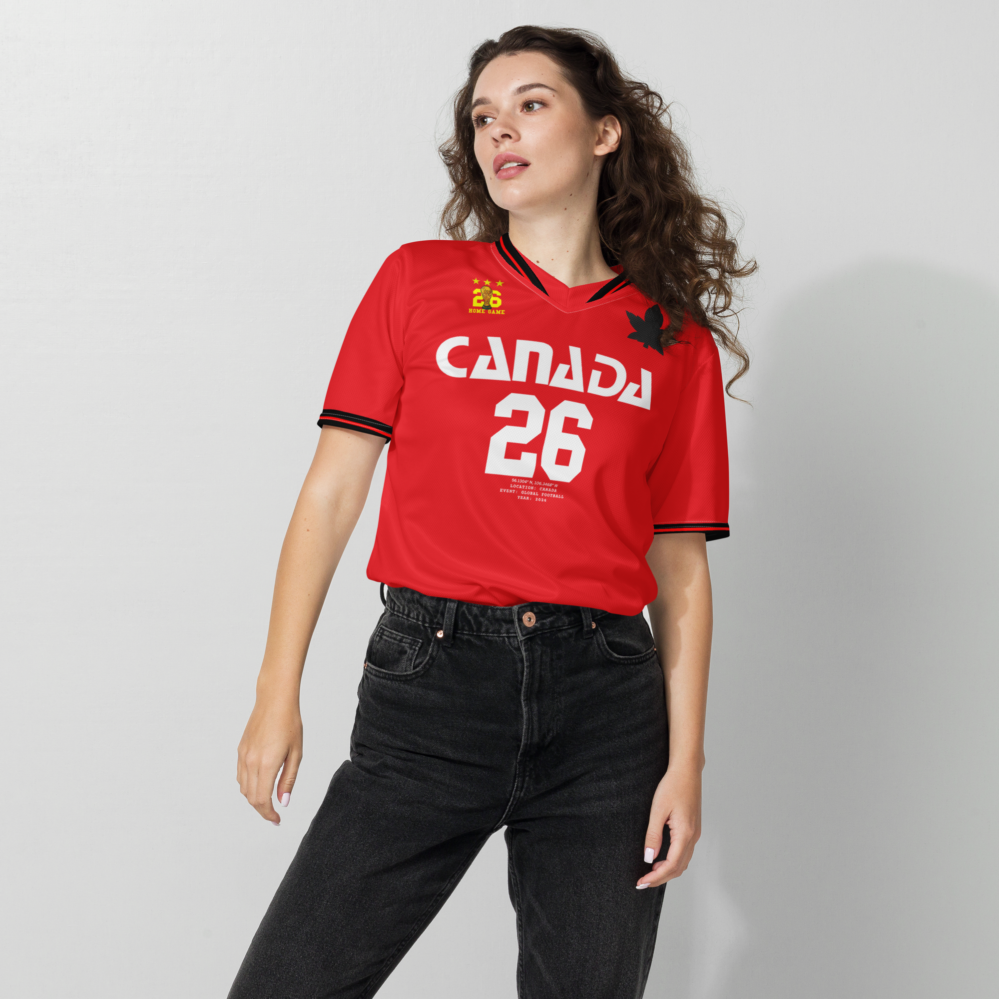 Canada 1983 Inspired Home Game Soccer Jersey