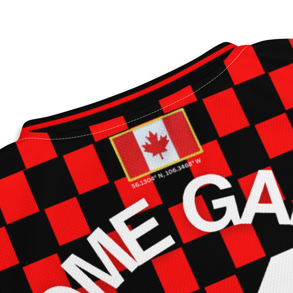 Canada 2026 World Cup Vintage Checker Soccer Jersey
