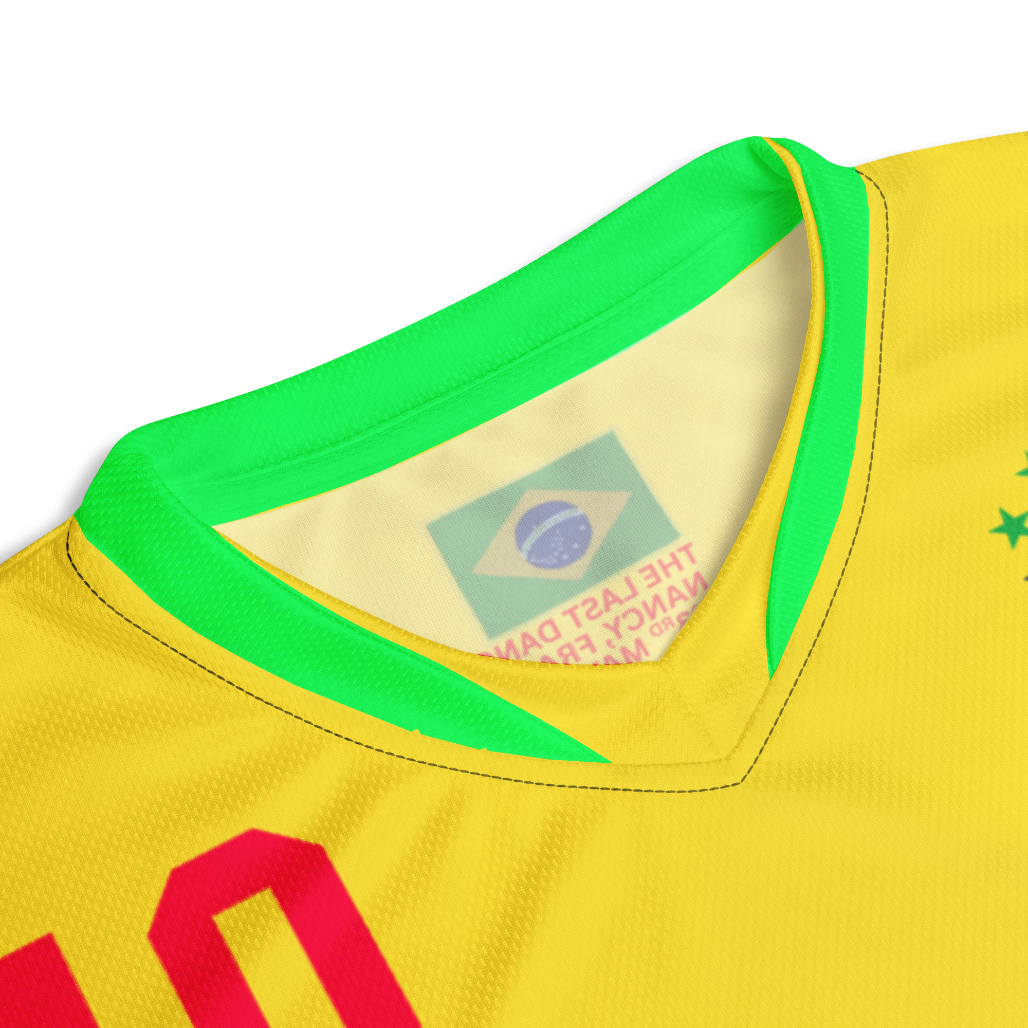1988 'No Drug' Brazil Soccer Jersey