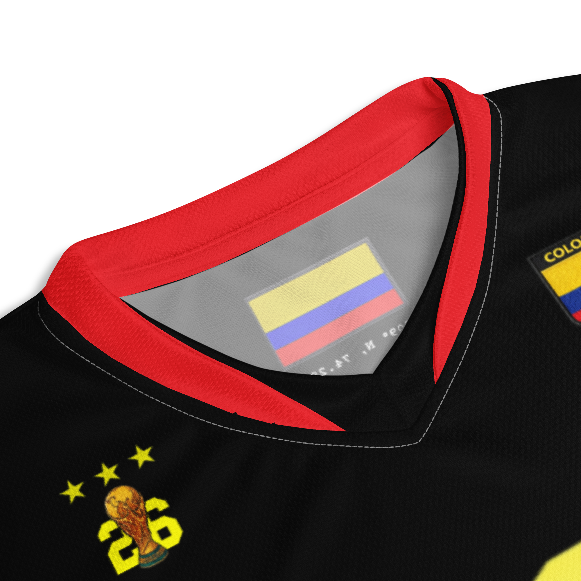 Colombia Retro World Cup Soccer Jersey