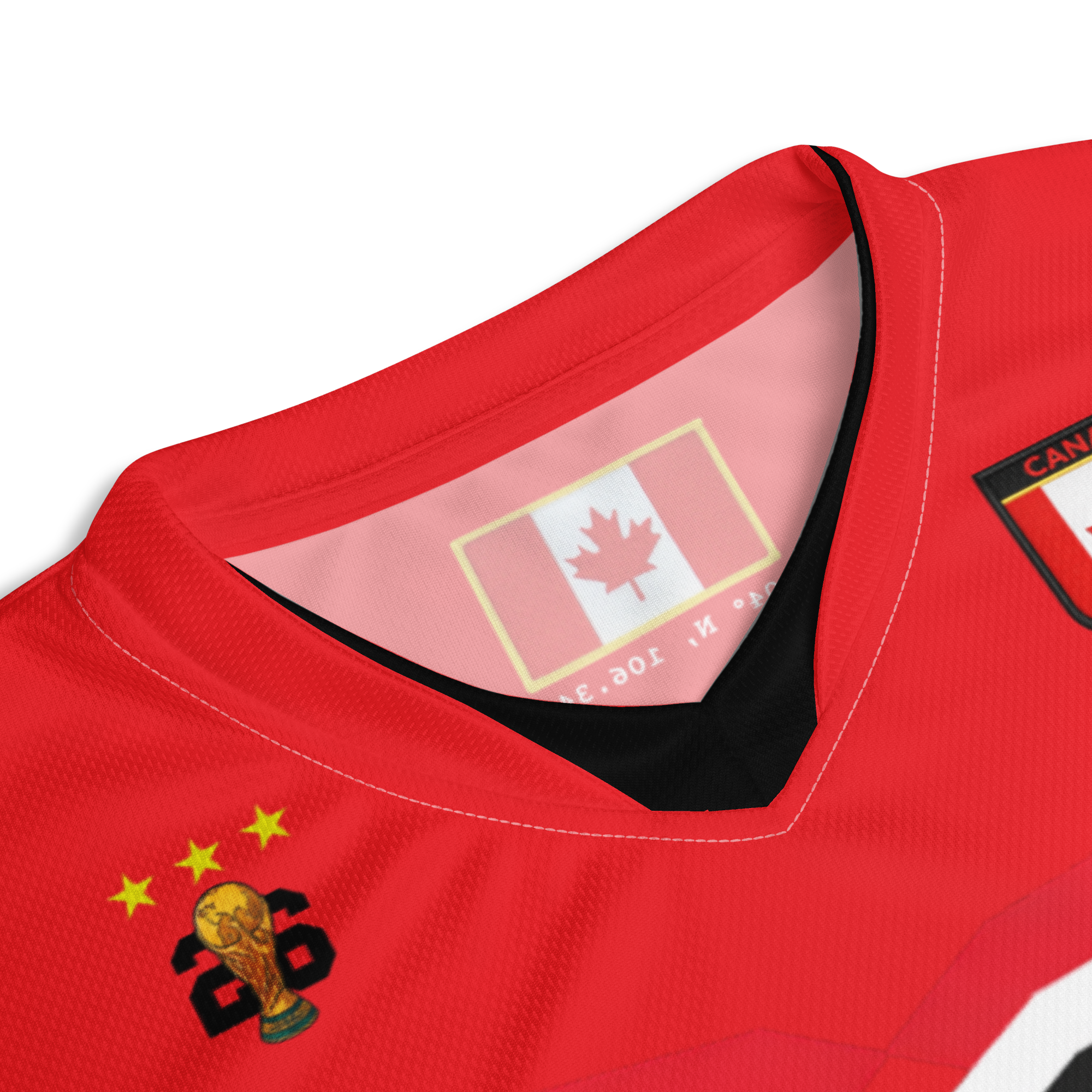 Canada Retro World Cup Soccer Jersey