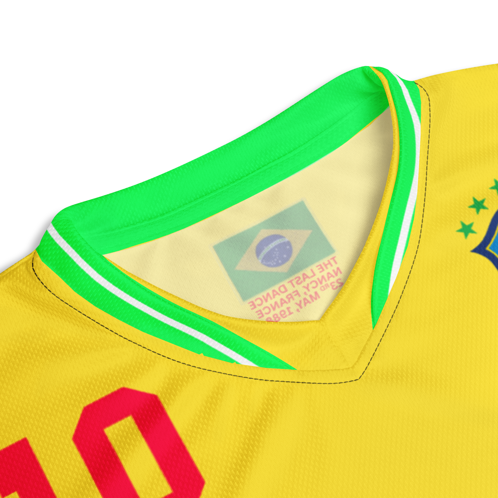 1988 'No Drug' Brazil Soccer Jersey