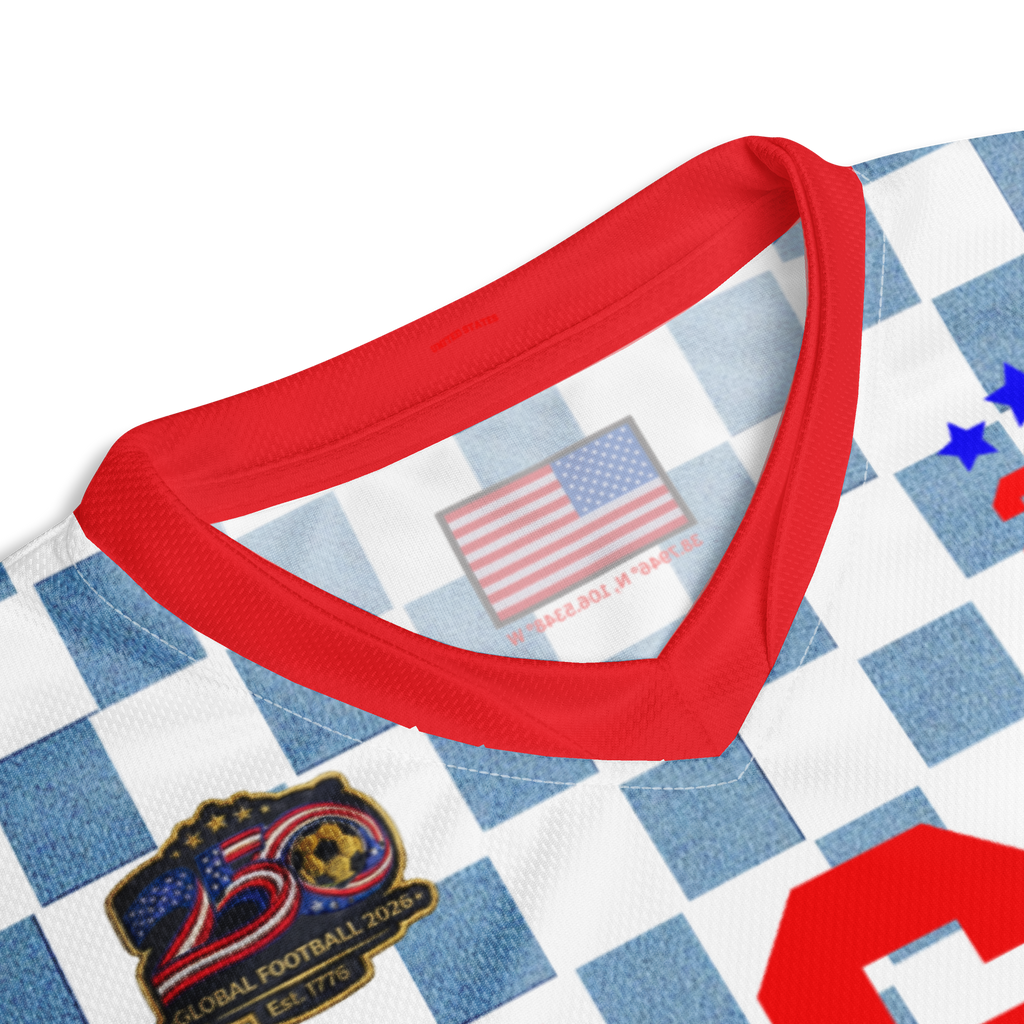 USA 250th Anniversary Vintage Soccer Jersey