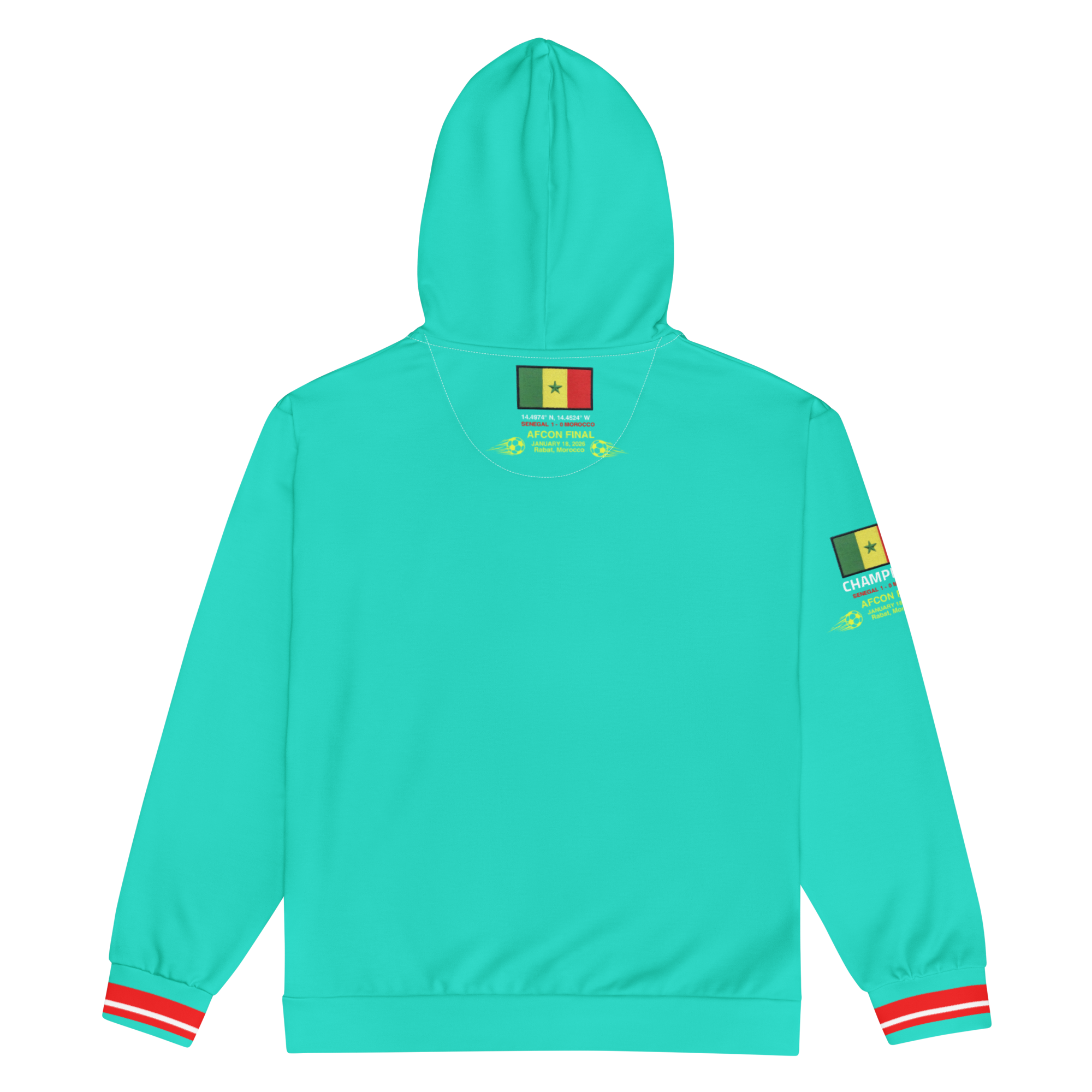 Senegal 2025 Champions of Africa Zip Up