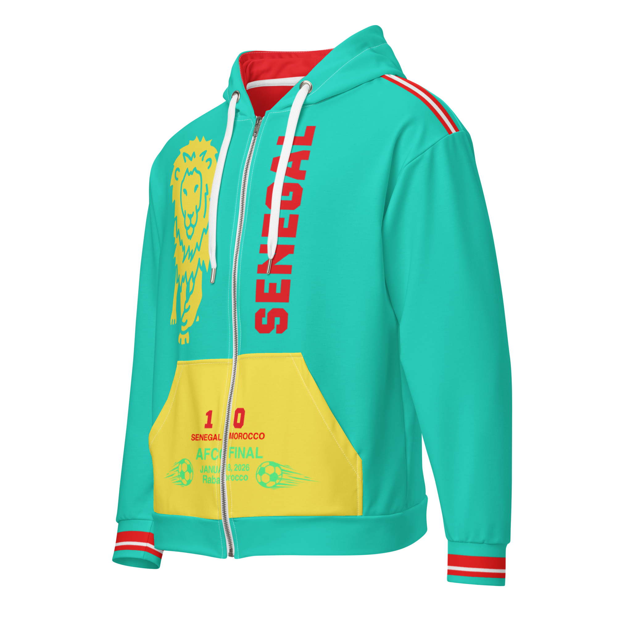 Senegal 2025 Champions of Africa Zip Up