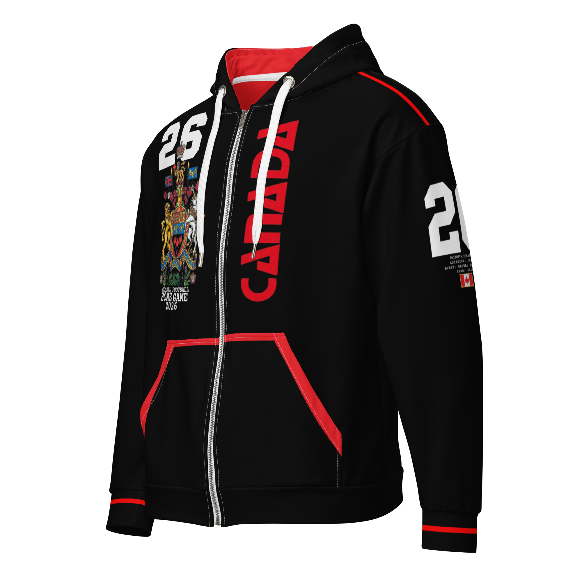Canada 2026 Global Football Edition Zip Up
