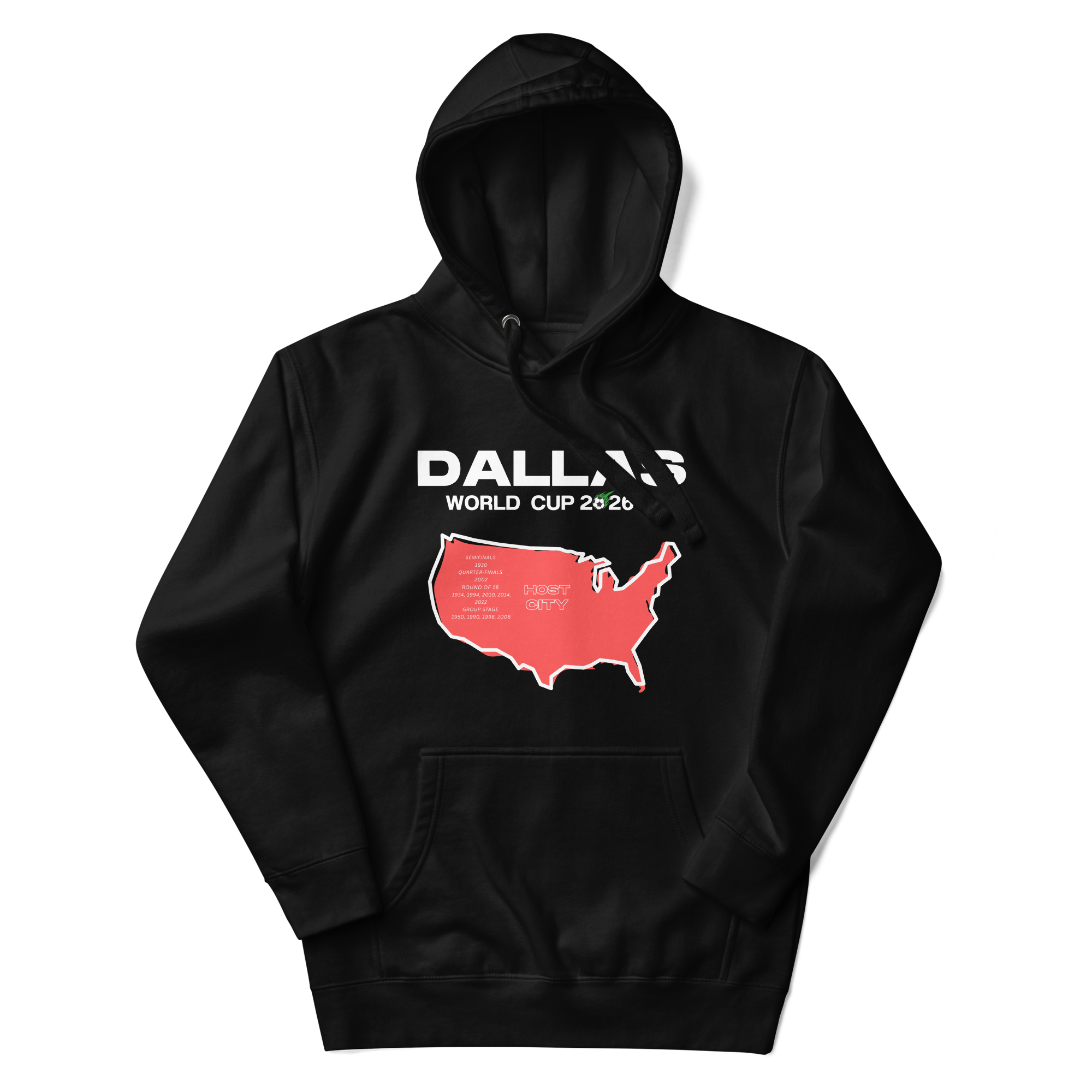 DALLAS World Cup 2026 Host City Hoodies